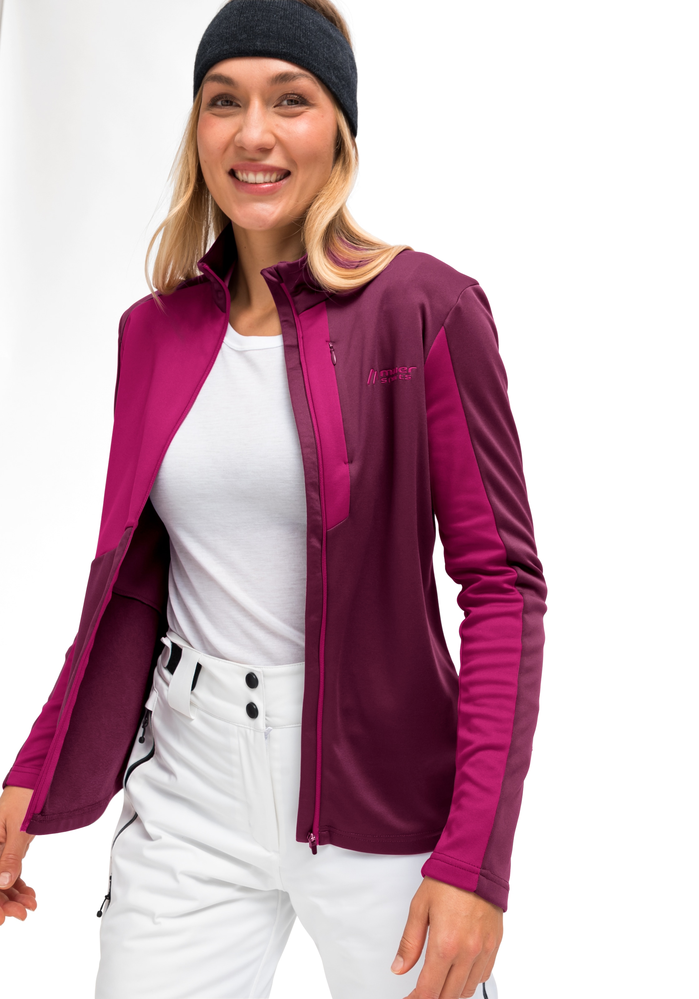 Maier Sports Fleecejacke »Purga Jacket«, Damen Midlayer, Fleece mit  aufgerauter Innenseite bei OTTO bestellen | OTTO