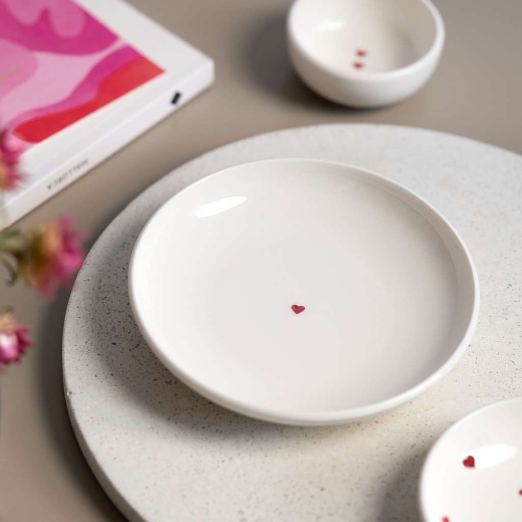 like. by Villeroy & Boch Brotteller »Brotteller With Love ø 16 cm 6er Set weiß« Spülmaschinengeeignet, Mikrowellengeeignet