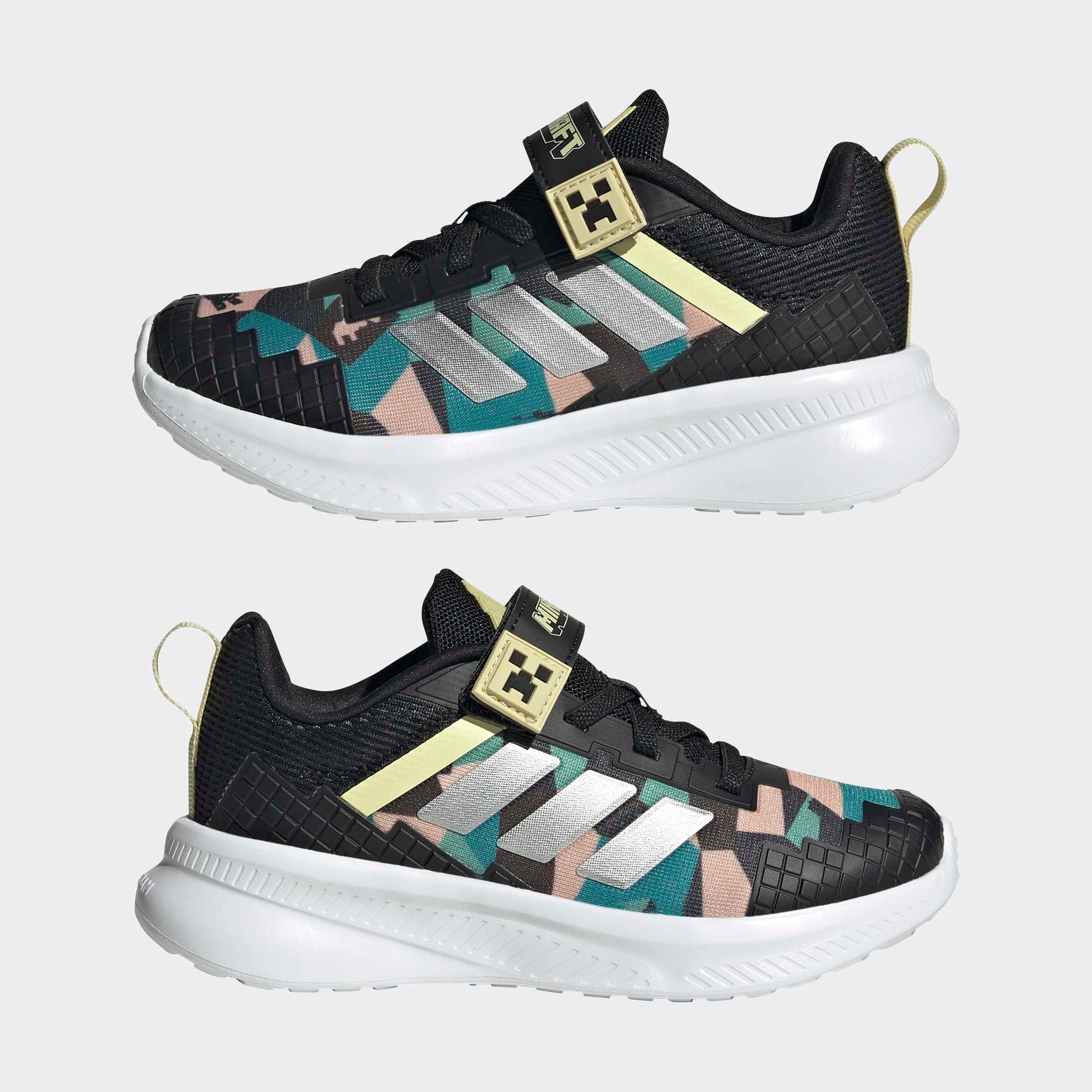 adidas Sportswear Laufschuh »ADIDAS MINECRAFT FORTARUN 4.0  KINDER«  mit Klettverschluss, für Kinder & Jugendliche