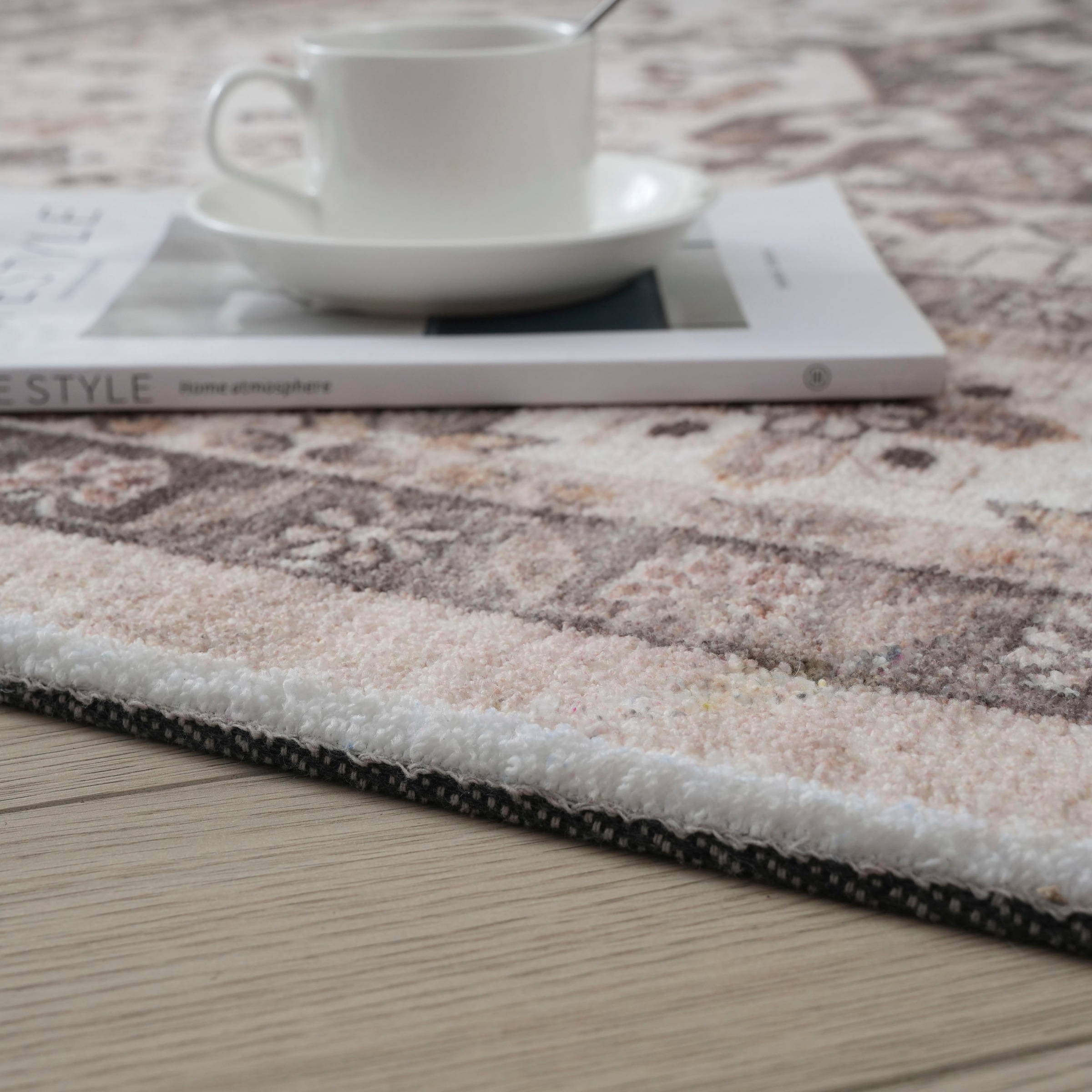 my home Teppich »Abbas, Druckteppich, orientalisches Design«, rechteckig, 13 mm Höhe, Orient-Optik, Kurzflor, bedruckt, weich, Wohnzimmer, Schlafzimmer