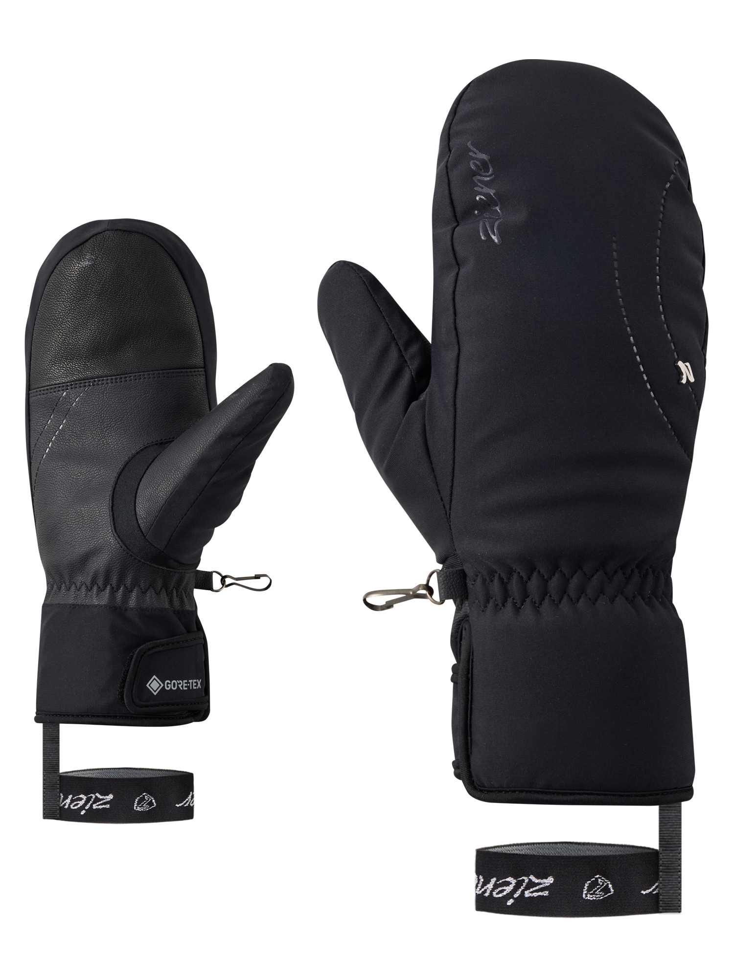 Ziener Fäustlinge »KJELY-Z GORE‑TEX® + GORE‑TEX plus warm DAMEN« wasserdicht, winddicht, atmungsaktiv, extra warm, Lederanteile