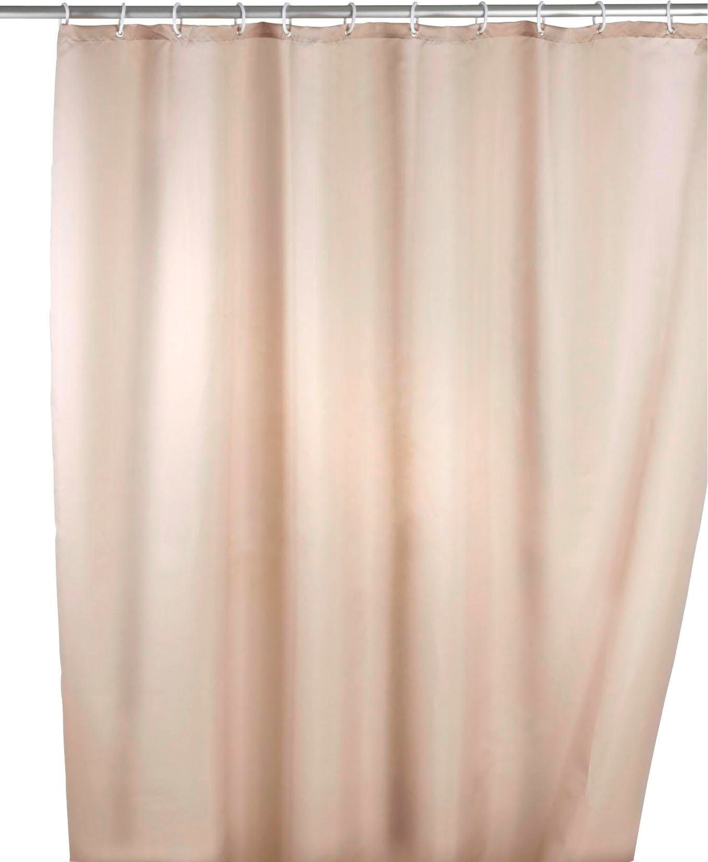 Duschvorhang »Uni Beige«, Höhe 200 cm, Polyester, waschbar