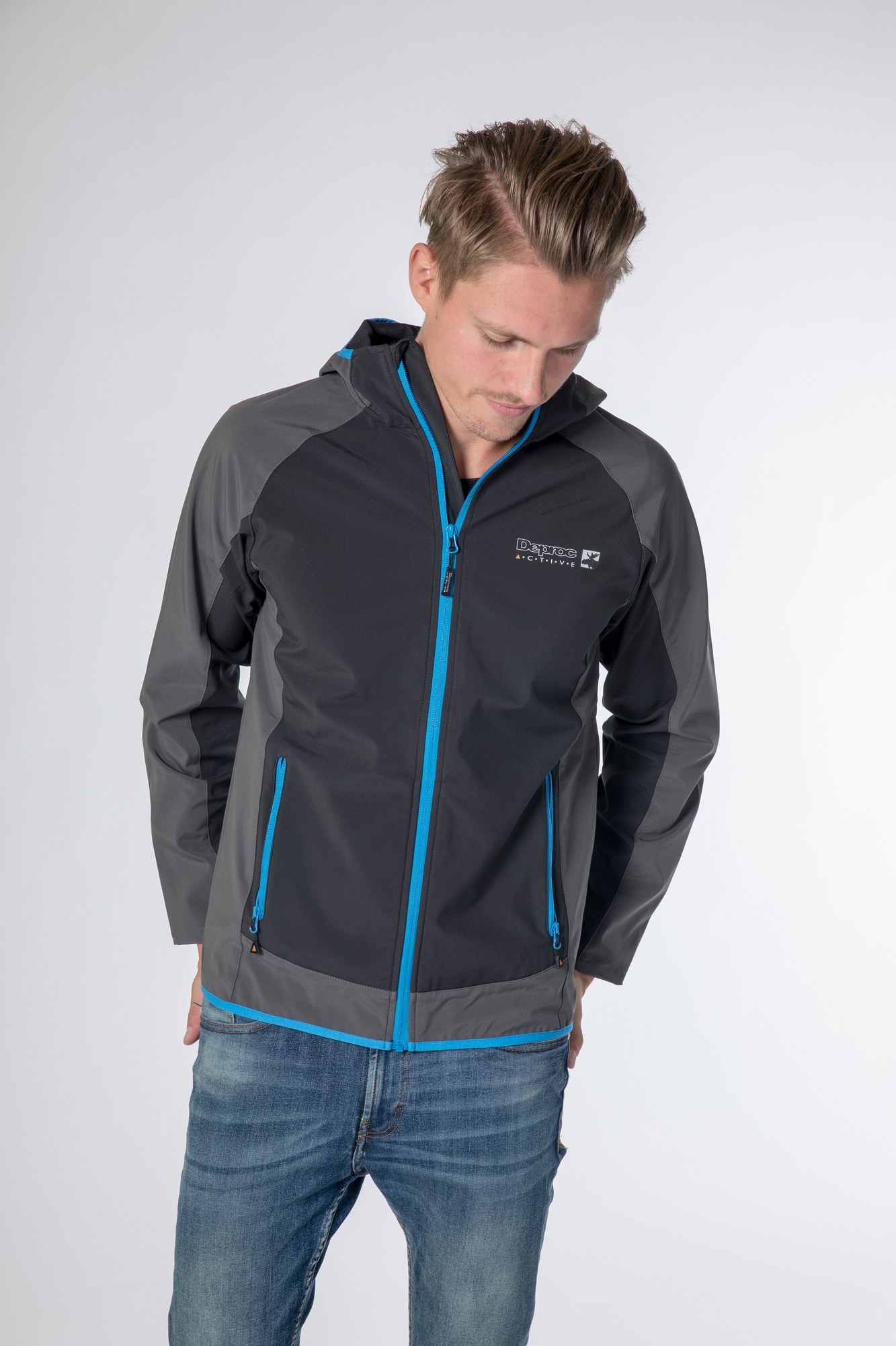 DEPROC Active Softshelljacke »XLight CAVELL Men« mit Kapuze auch in Großen Größen erhältlich