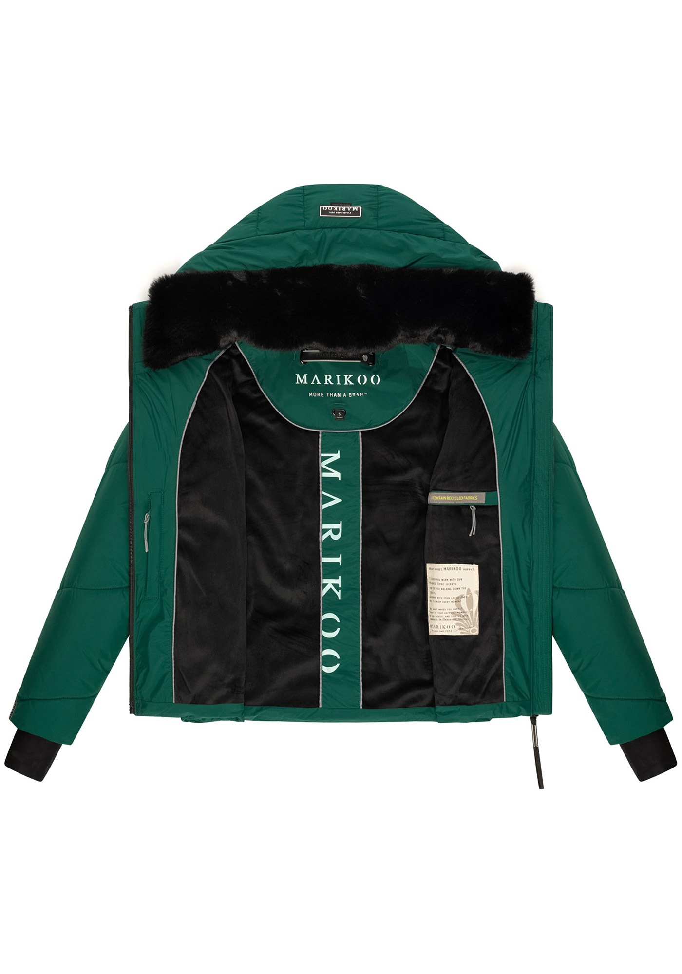 Marikoo Winterjacke »Marikoo Simaraa kurze Damen Winter Steppjacke N007«