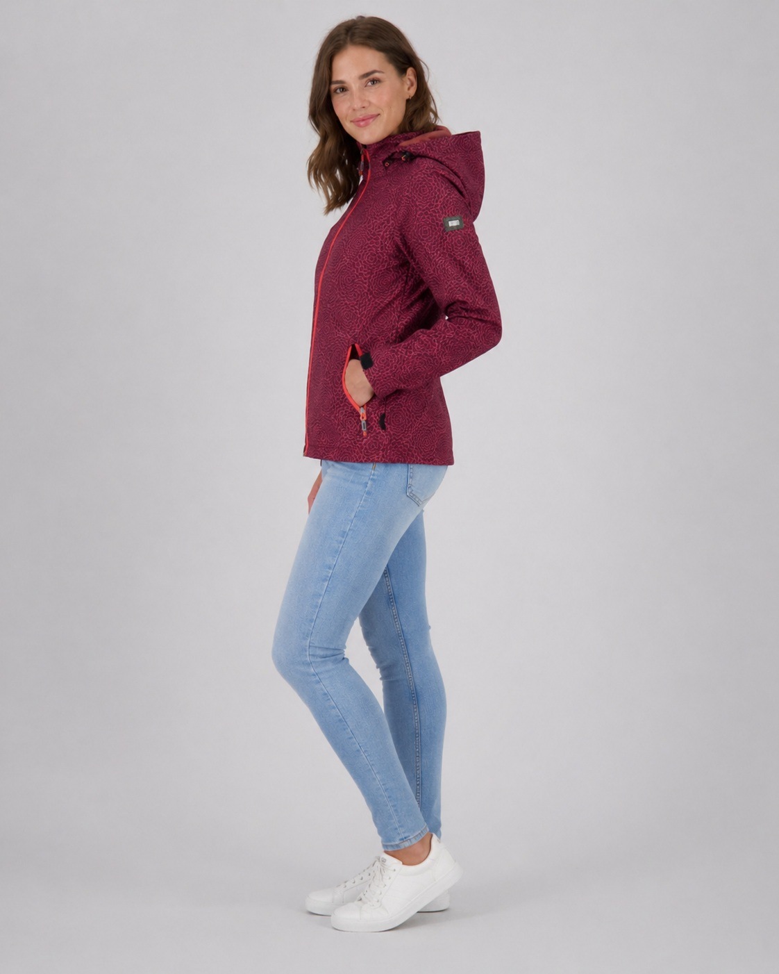 LPO Funktionsjacke »Funktionsjacke Shelby – X-TEC-Membran mit 8.000 mm Wassersäule« leichte Funktionsjacke mit abnehmbarer Kapuze