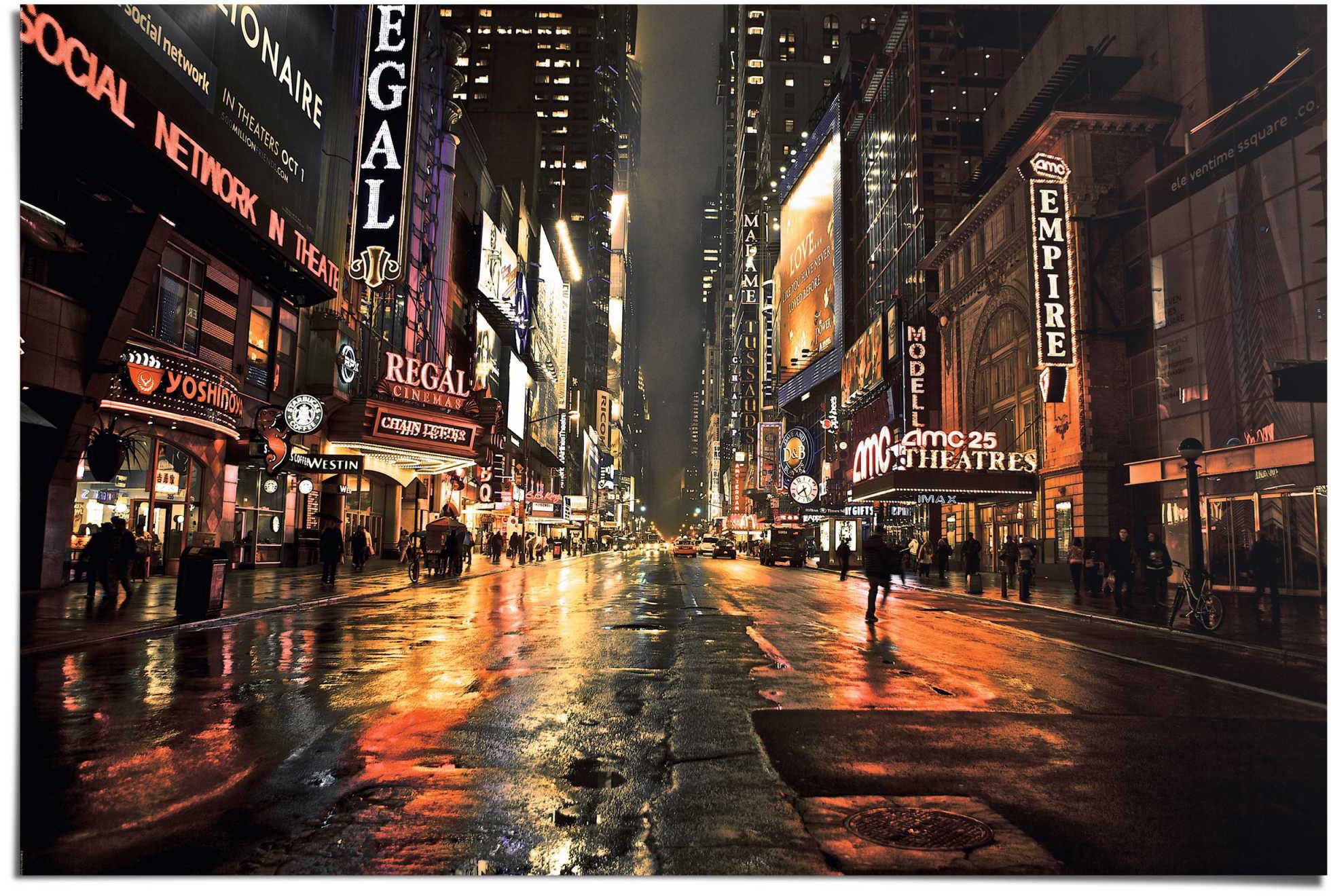 Reinders! Poster »Manhattan 42nd Street«, (1 St.)