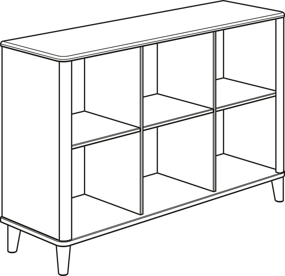 PAIDI Kinderregal »Sideboard "Lotte & Fynn"«, Standregal
