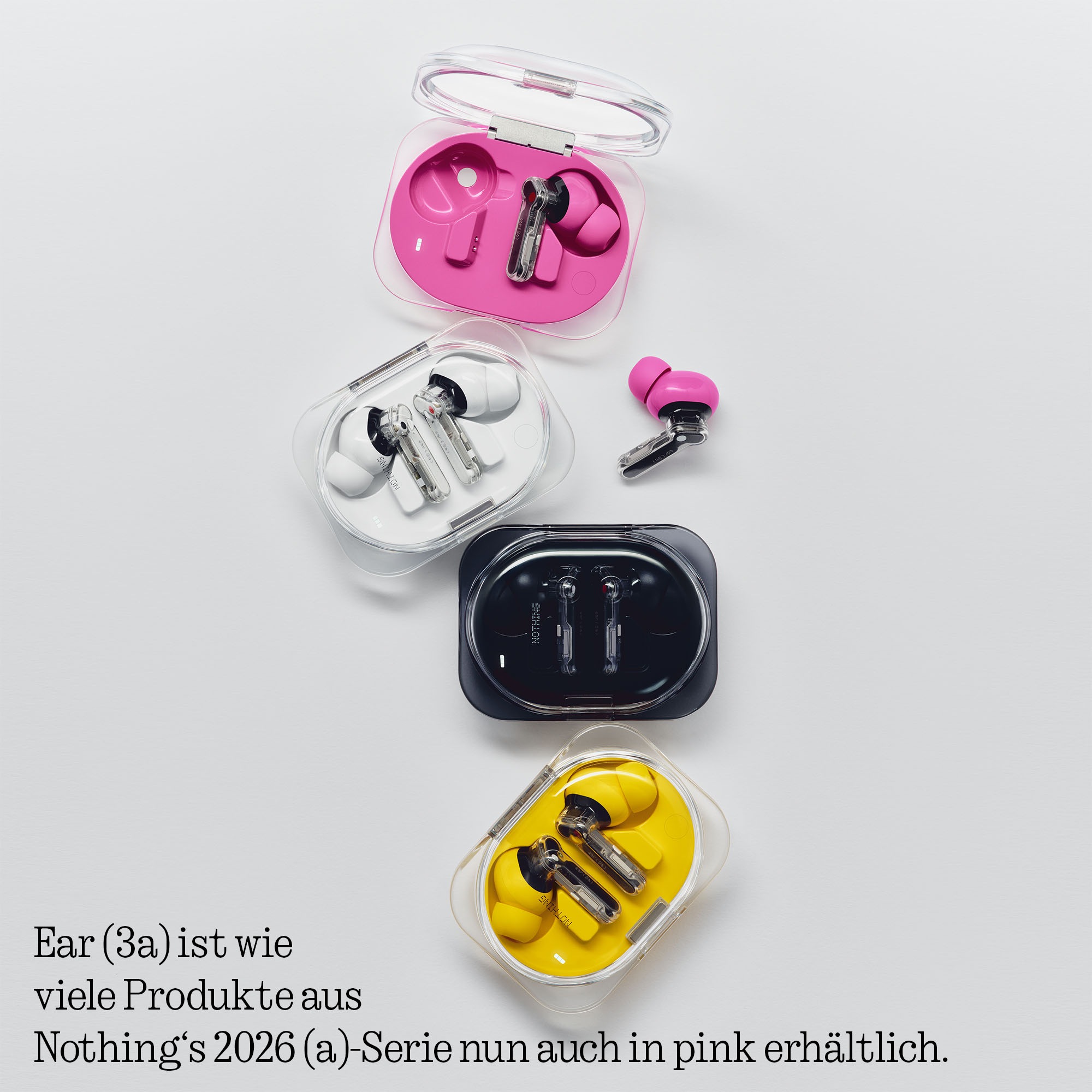 NOTHING wireless In-Ear-Kopfhörer »Ear (3a)« Bluetooth Active Noise Cancelling (ANC)