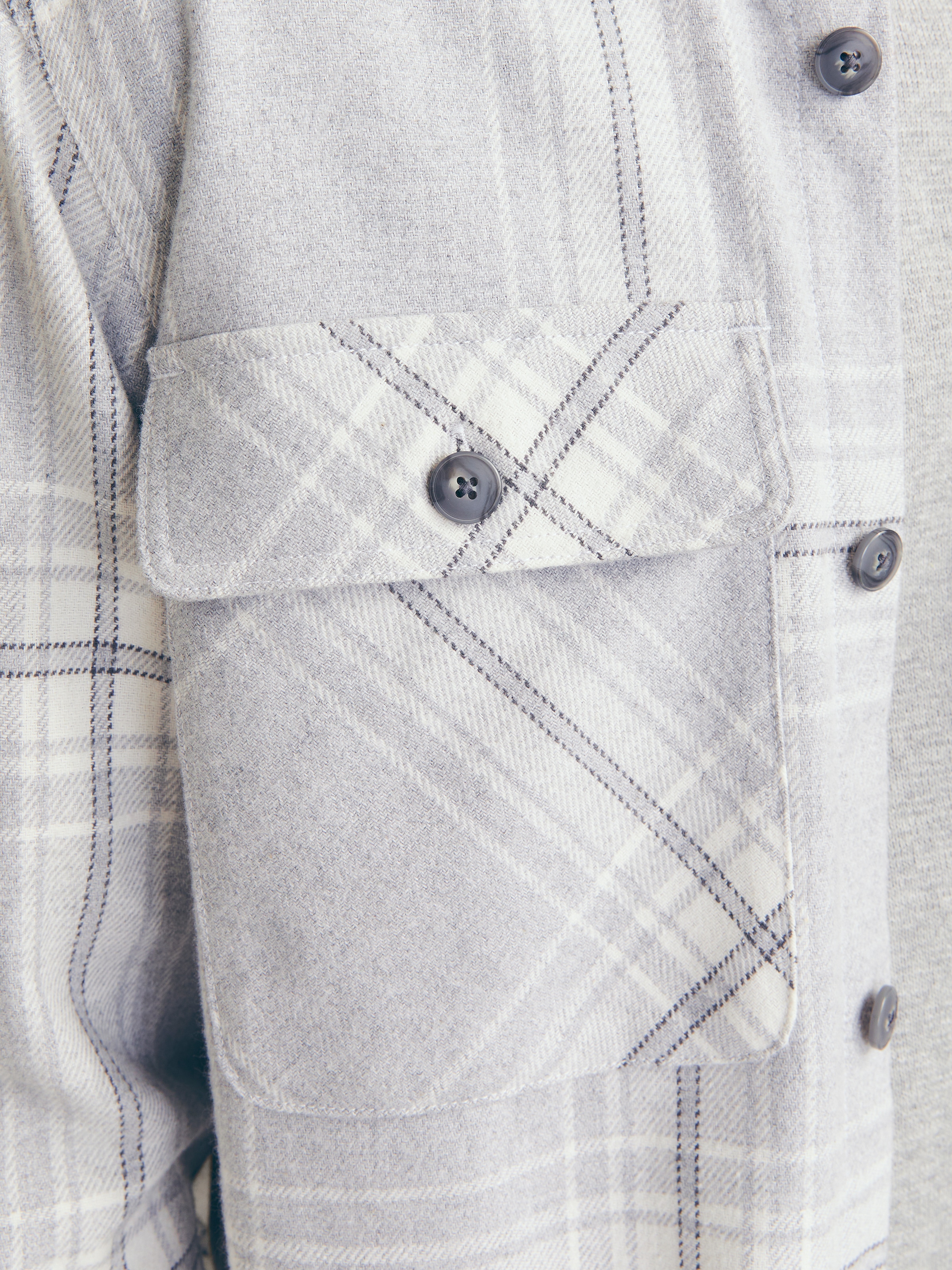 Jack & Jones Langarmhemd »JPRRAYMOND MELANGE CHECK LS OVERSHIRT SN«