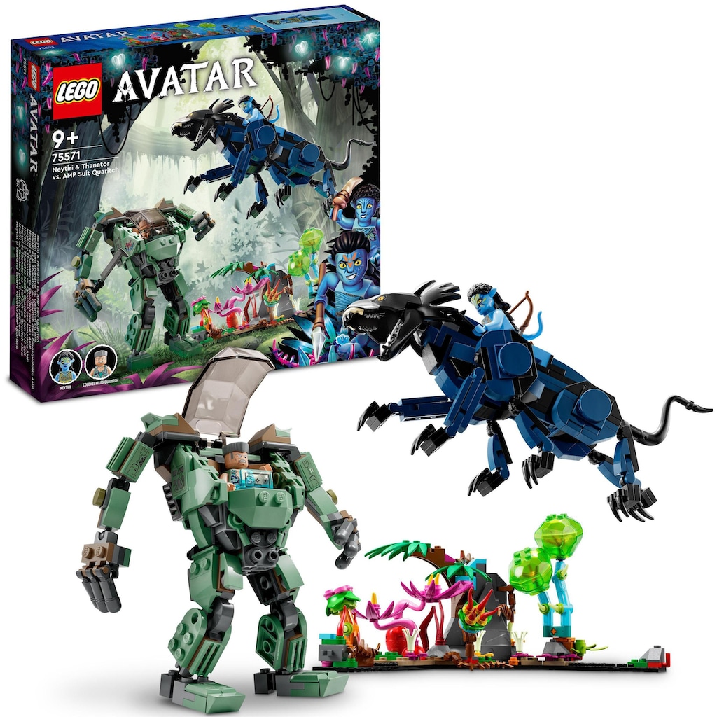 LEGO® Konstruktionsspielsteine »Neytiri und Thanator vs. Quaritch im MPA (75571), LEGO® Avatar«, (560 St.)