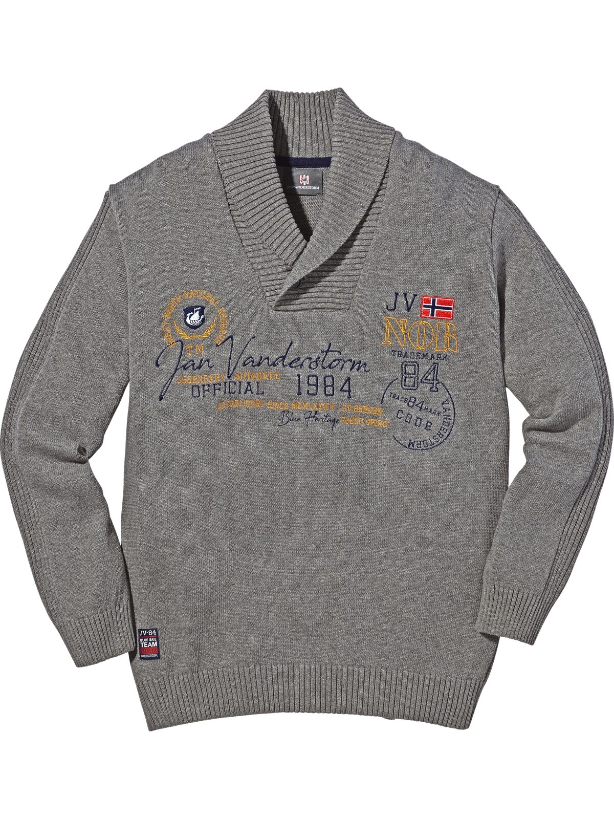Jan Vanderstorm Schalkragenpullover »Pullover HAMAR«