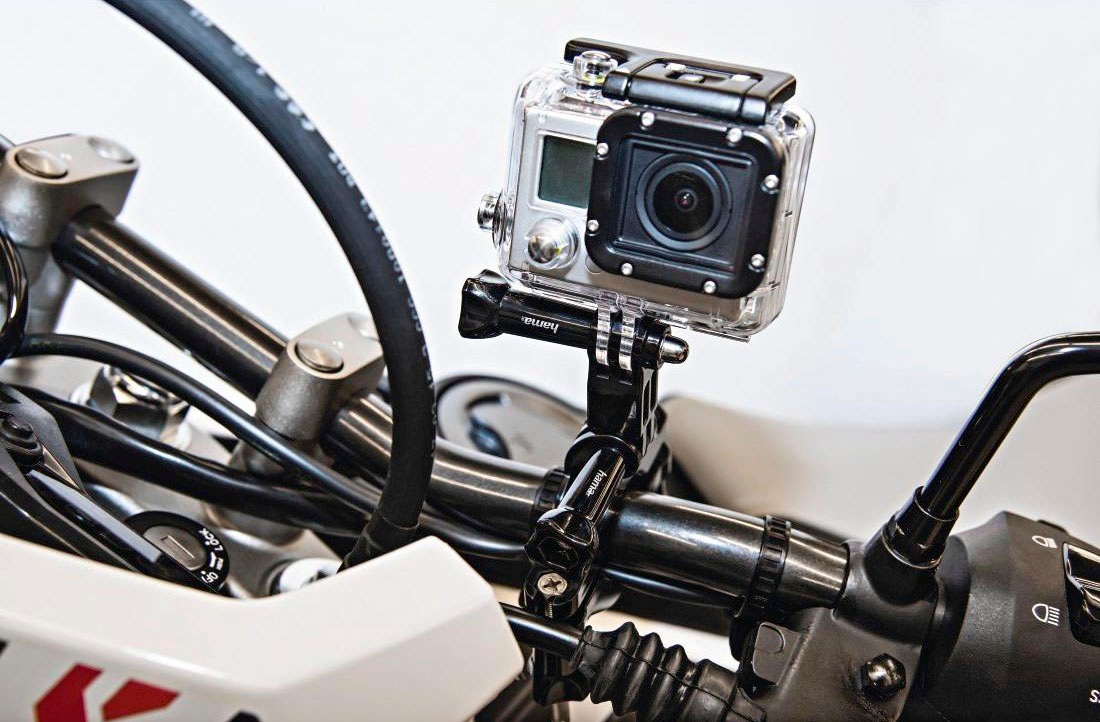 Hama Kamerahalterung »Hama Stangenbefestigung "Groß" für GoPro, von 2,5 - 6,2 cm«