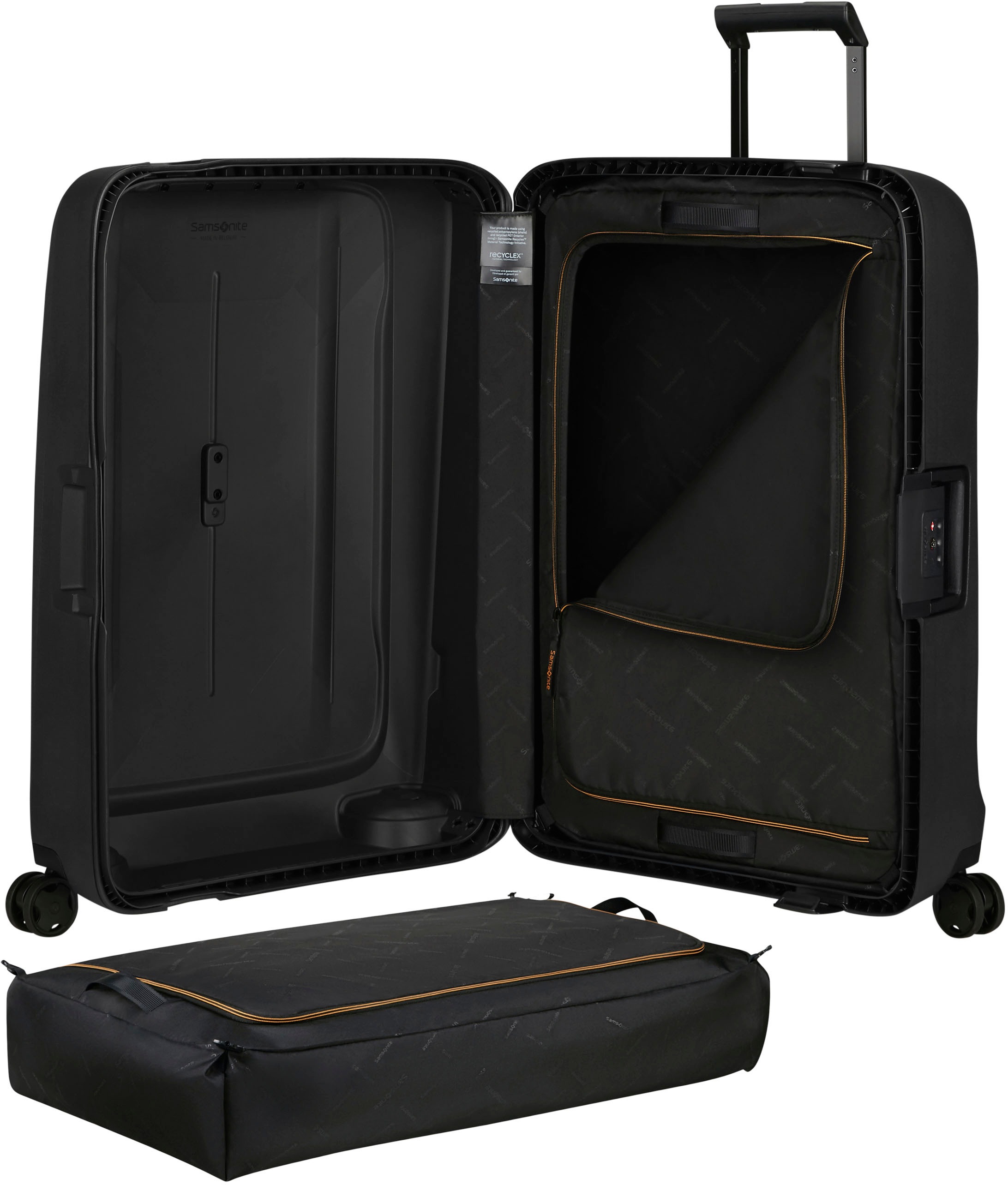 Samsonite Hartschalen-Trolley »ESSENS, verschiedene Größen und Farben«, 4 Rollen, Reisekoffer Hartschalenkoffer Koffer für Flugreisen TSA-Schloss