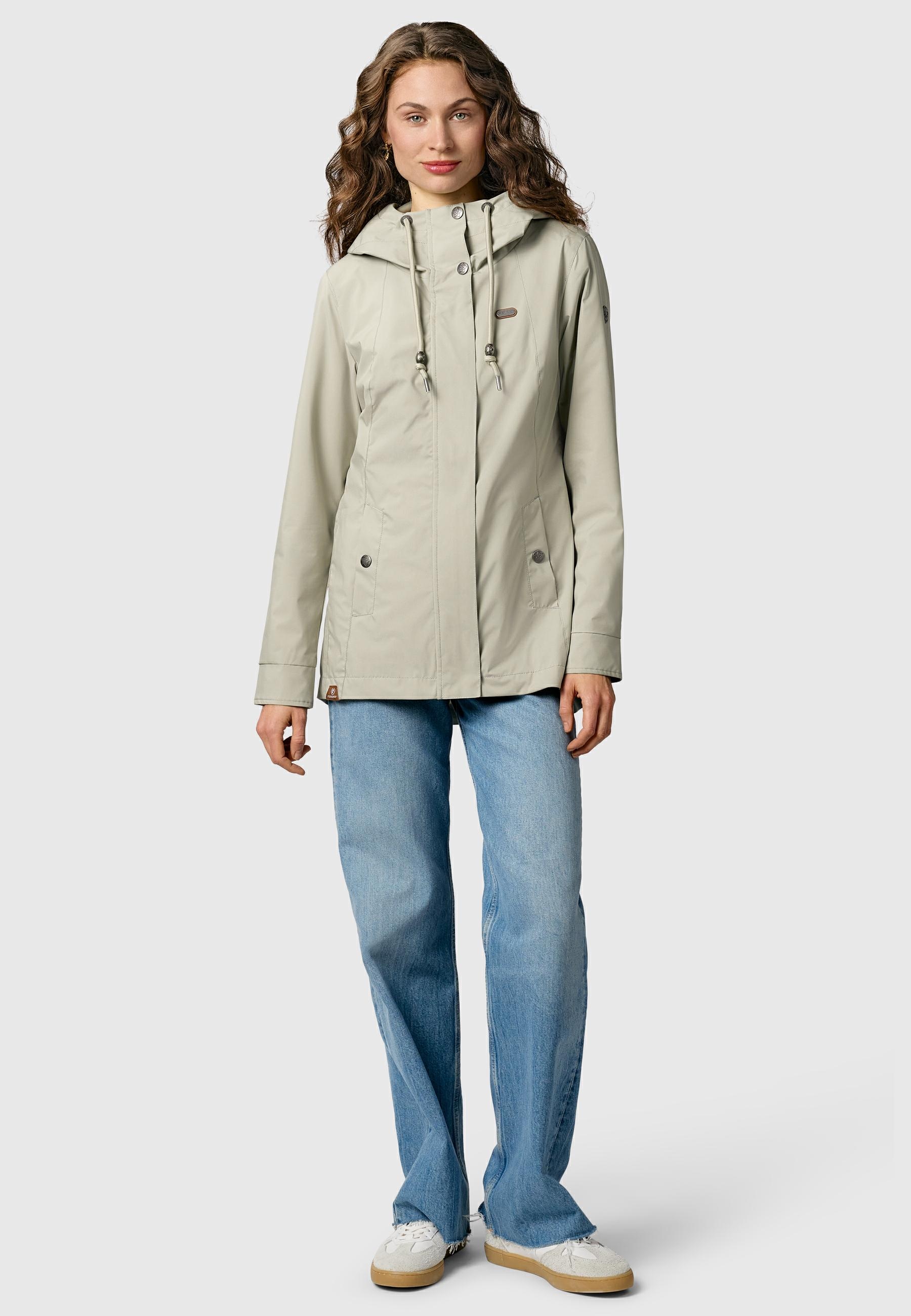 Ragwear Outdoorjacke »Outdoorjacke Alvena Summer YOUMODO« mit Kapuze Wasserdichte und atmungsaktive Übergangsjacke