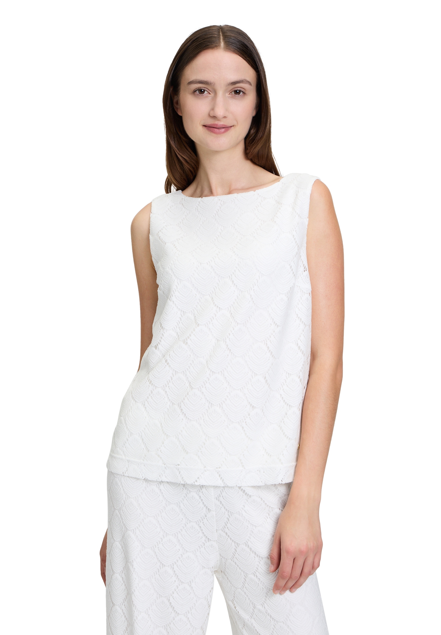Betty&Co Shirttop »Strukturshirt mit U-Boot-Ausschnitt«