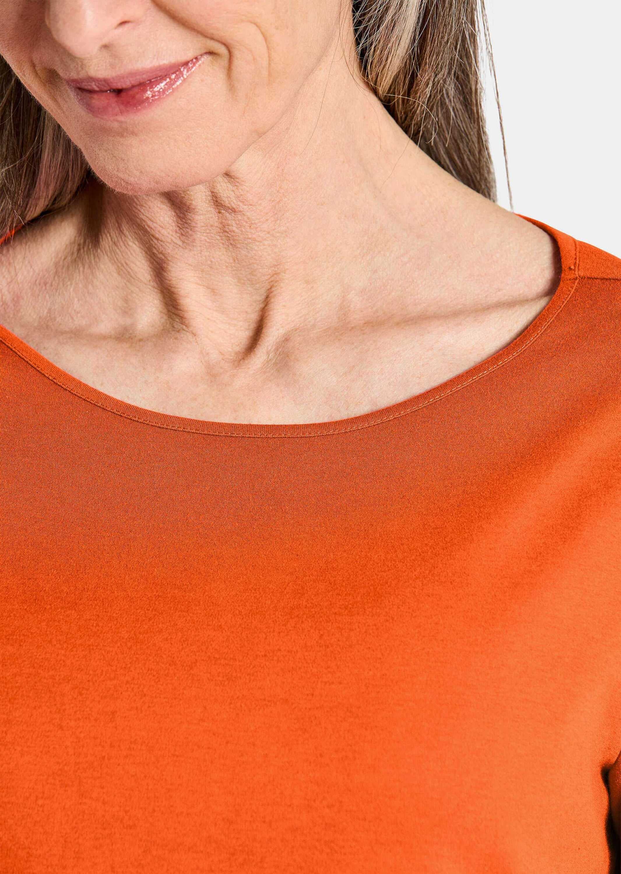 GOLDNER Kurzarmshirt »Basic-Shirt aus Interlock-Jersey«