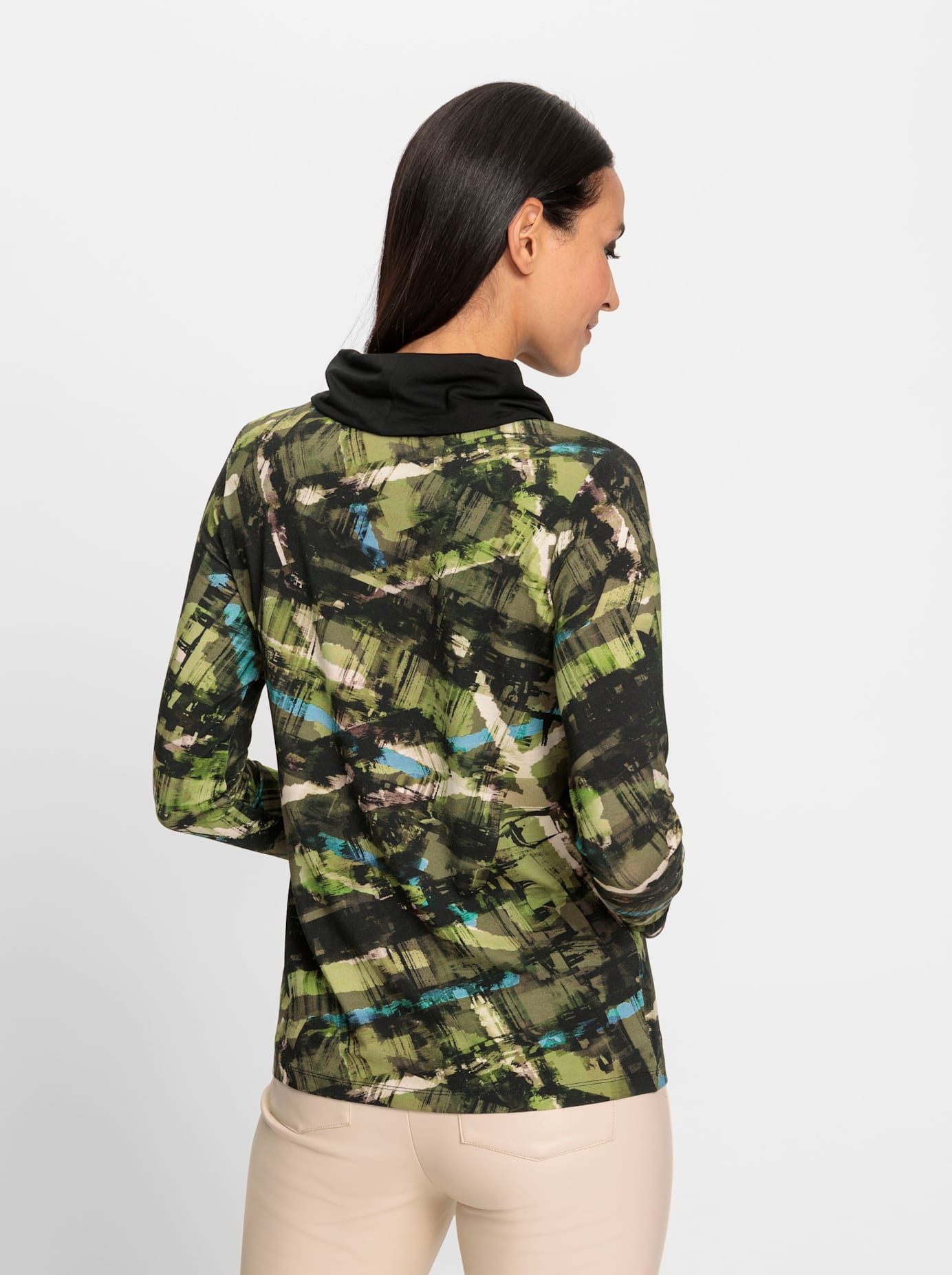 heine Langarmshirt »Druck-Shirt«, (1 tlg.)