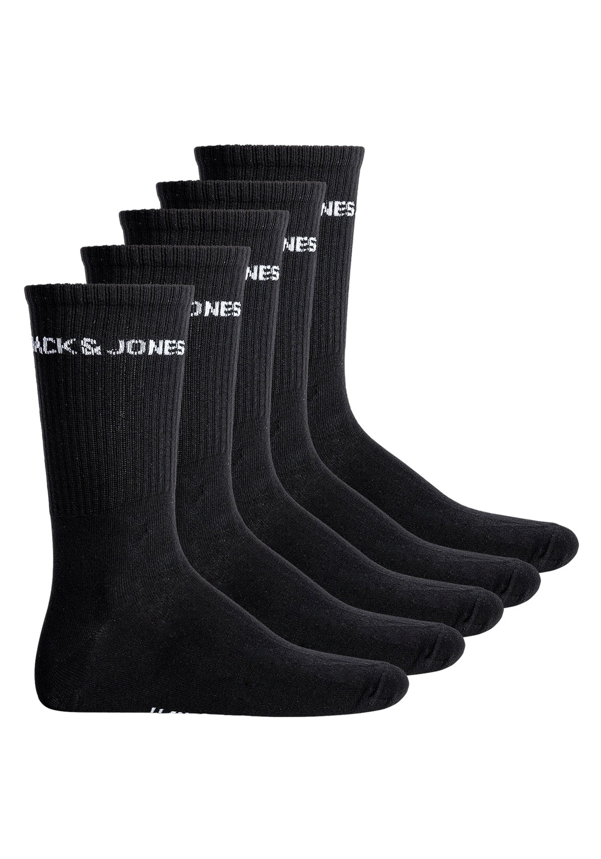 Socken »Socken JACBASIC LOGO TENNIS SOCK 5 PACK 5er Pack«