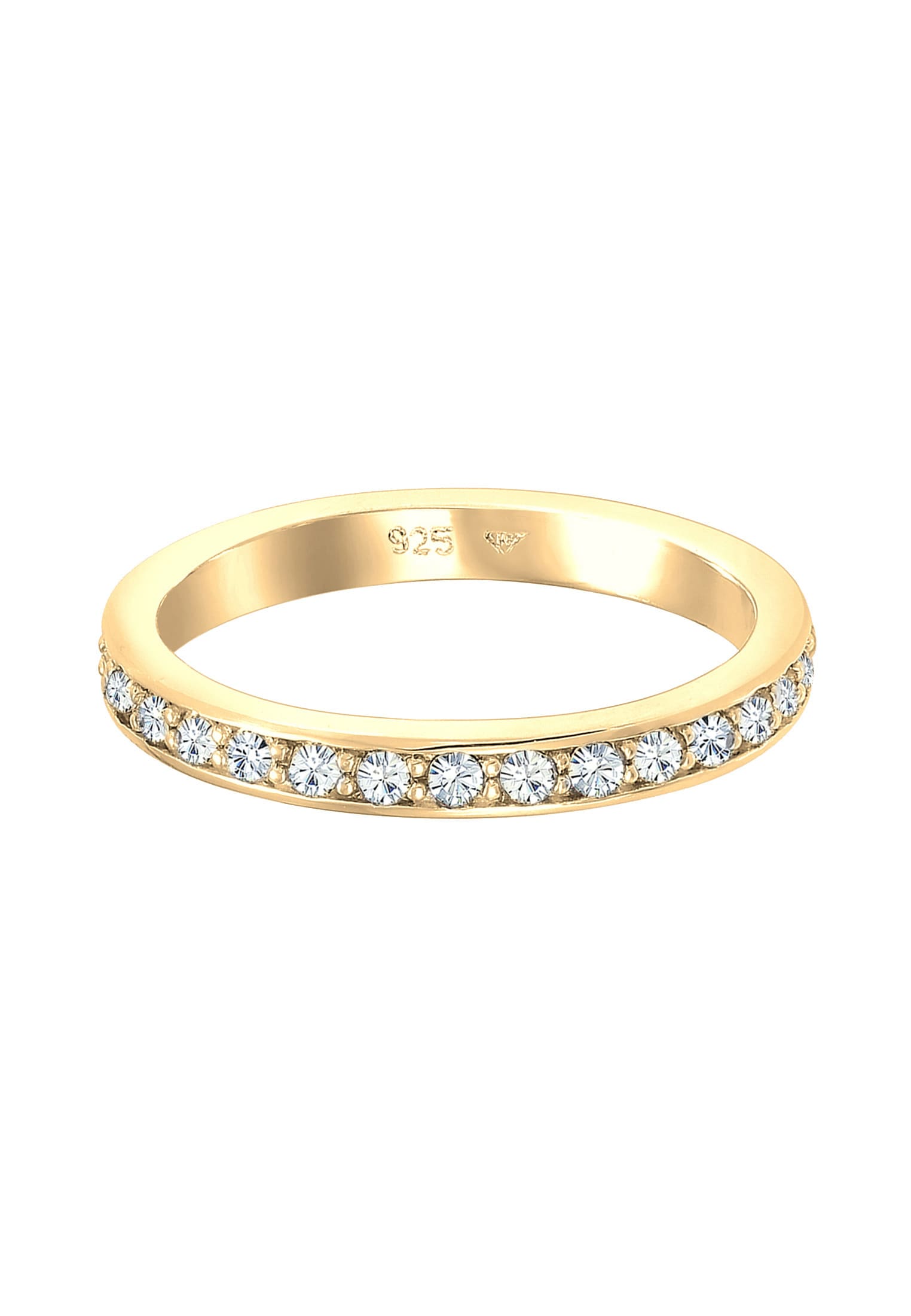Elli Silberring »Ring Memoire Verlobung Kristalle 925 Silber«
