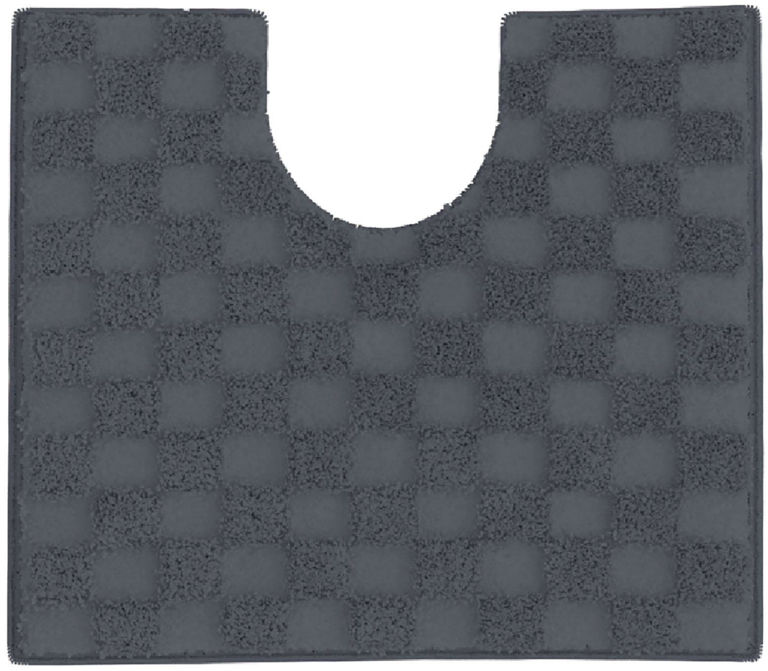 OTTO home Badematte »Naala, Badvorleger, Badezimmer Teppich, sehr weich« Höhe 20 mm rutschhemmend beschichtet fußbodenheizungsgeeignet | schnell trocknend Karo-Muster, auch als 2-teiliges Set erhältlich, Made in Europe