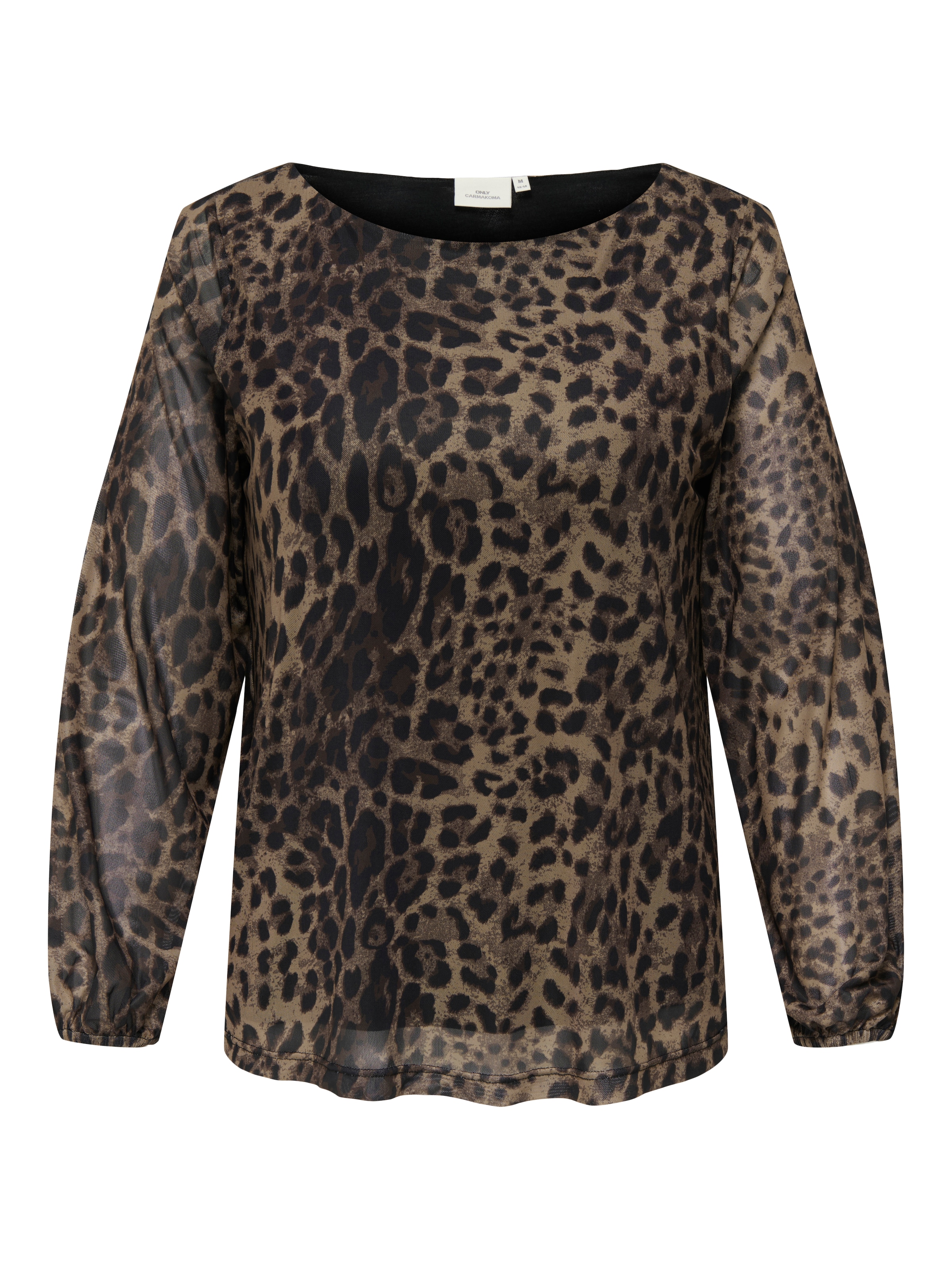 ONLY CARMAKOMA Langarmshirt »CARFOREST LIFE L/S BOATNECK TOP JRS«