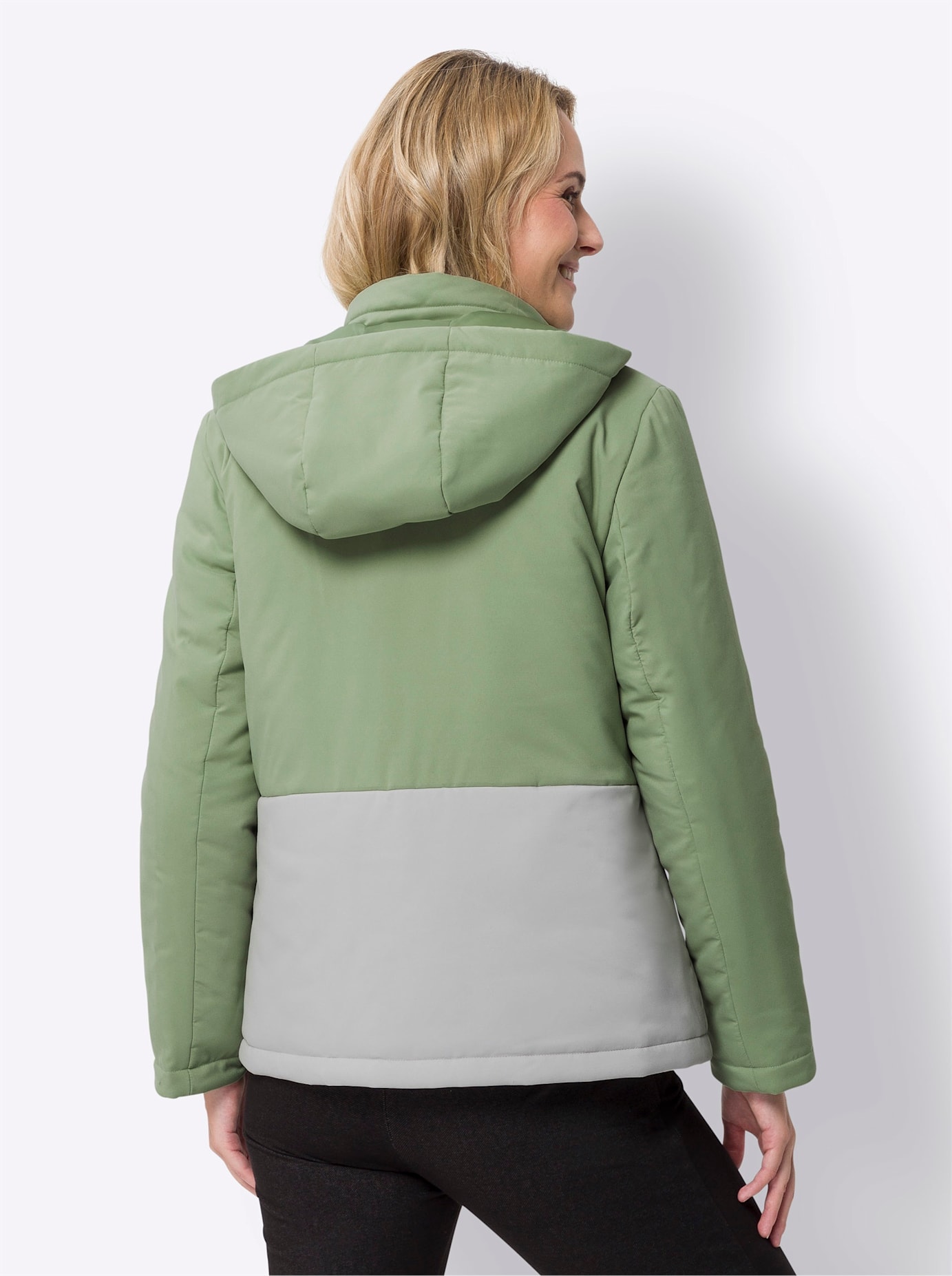 Classic Basics Langjacke, mit Kapuze