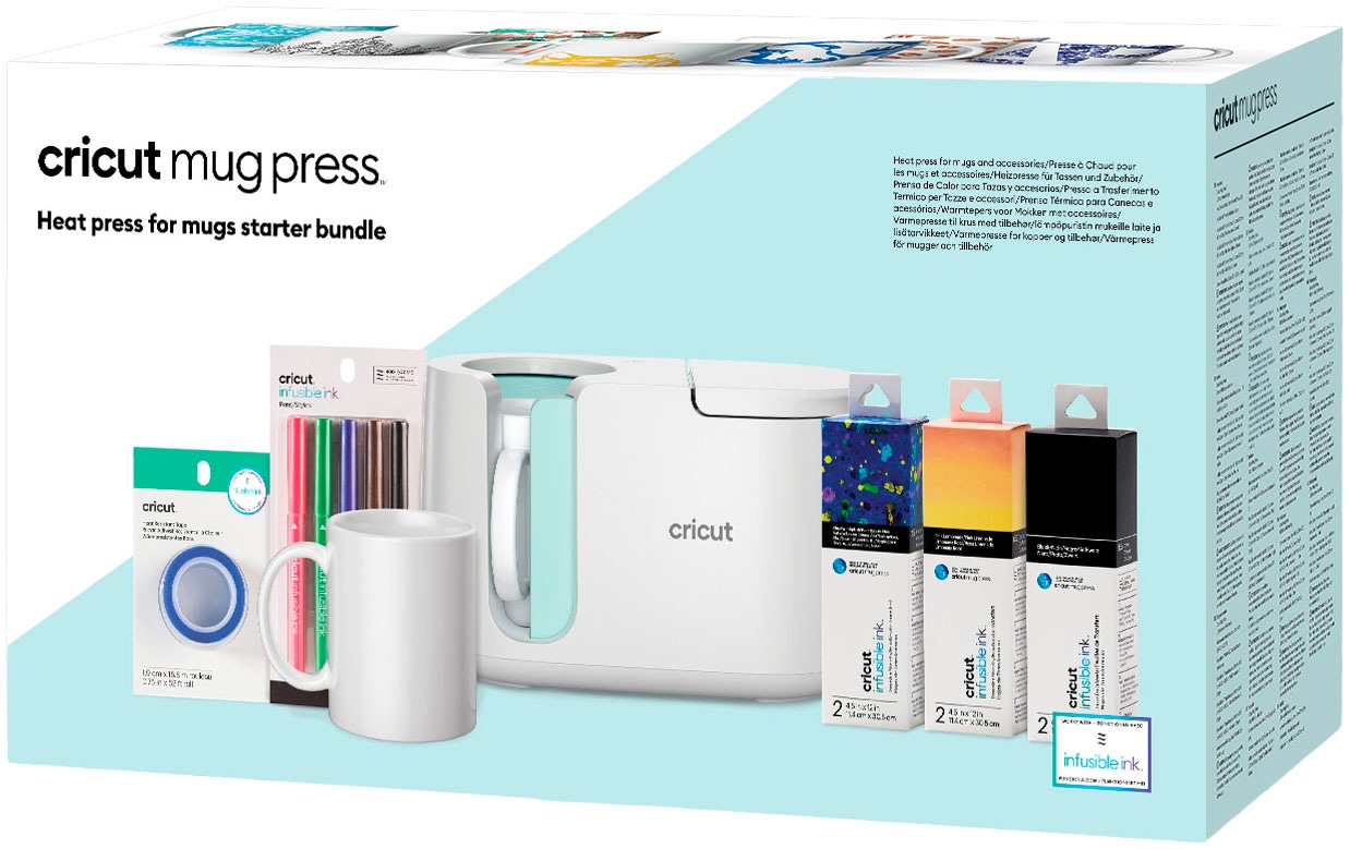 Cricut Transferpresse »Cricut Mug Press Starter Bundle« Tassenpresse mit Zubehör für personalisierte Tassen