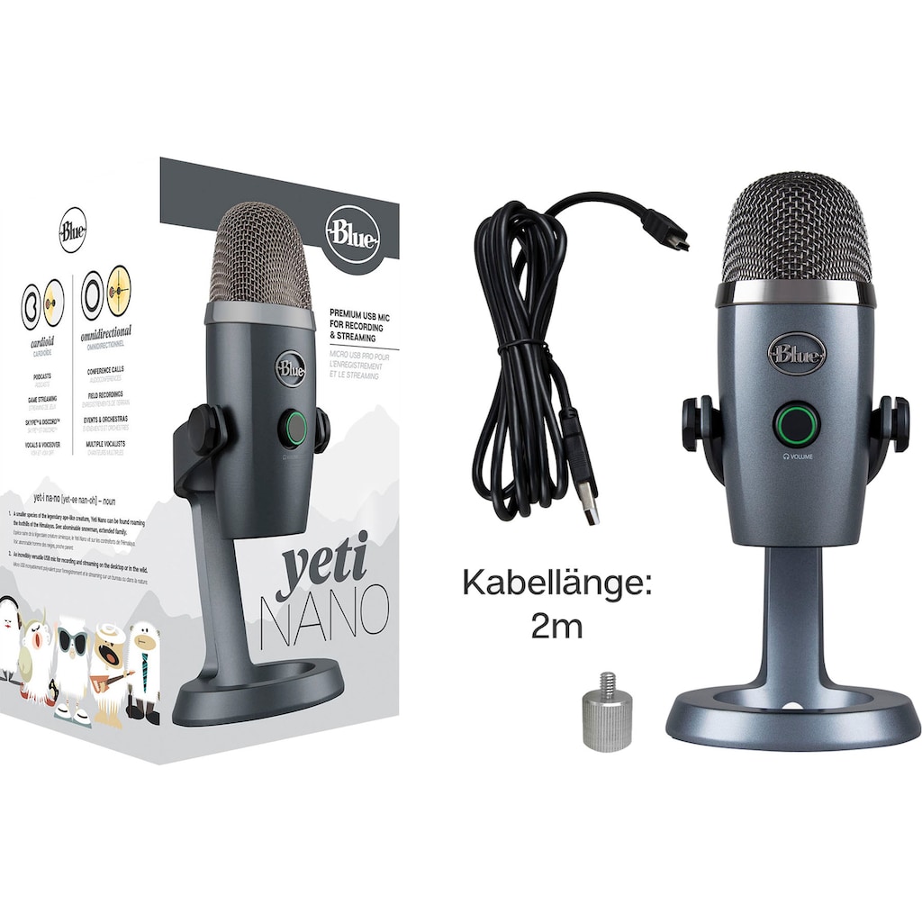 Blue Mikrofon »Yeti Nano USB Mic«