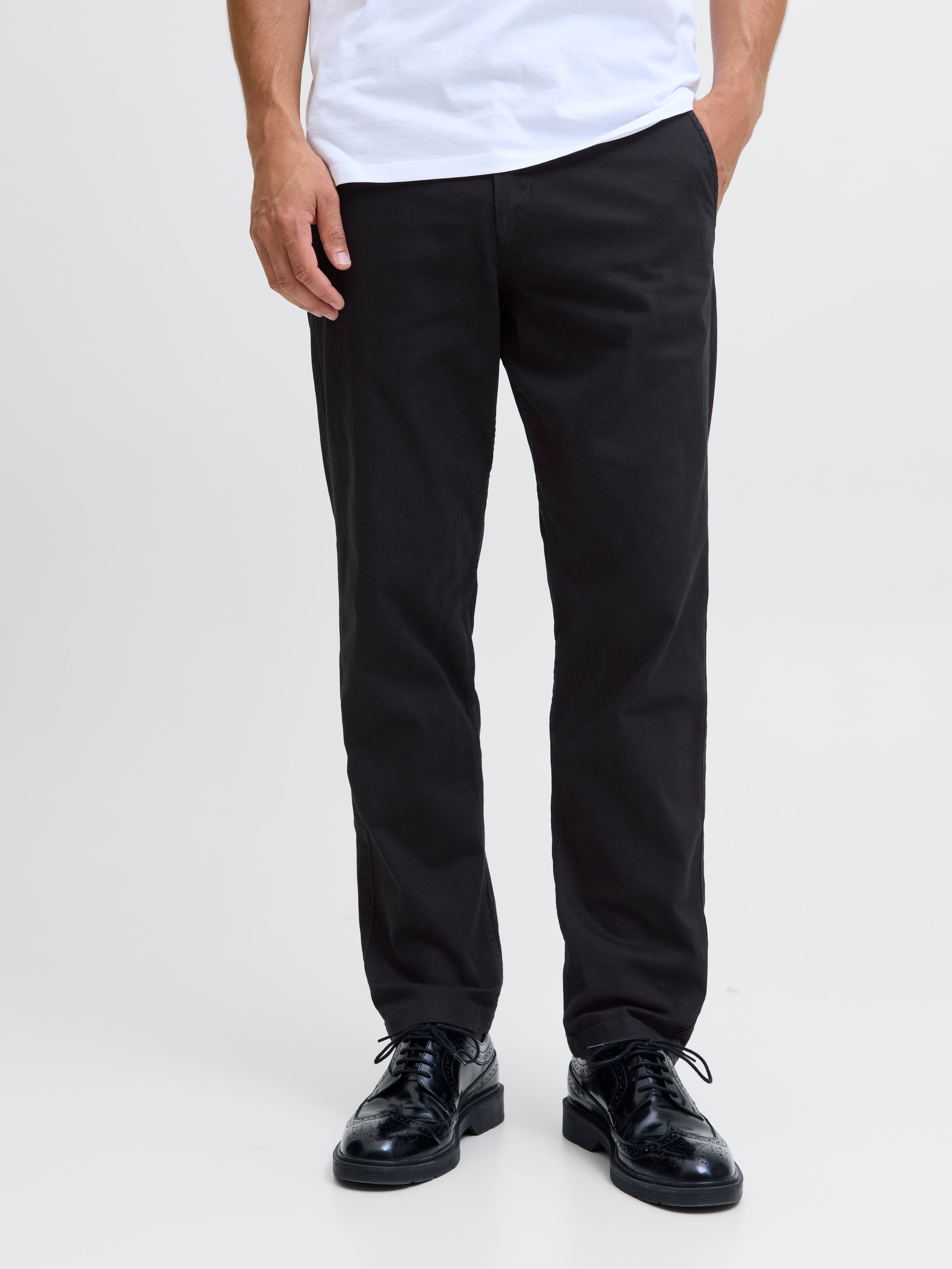 Jack & Jones Chinohose »JPSTKANE DAVE CHINO 2PK MP NOOS«, (Packung, 2 tlg.), In vorgewaschener Qualität