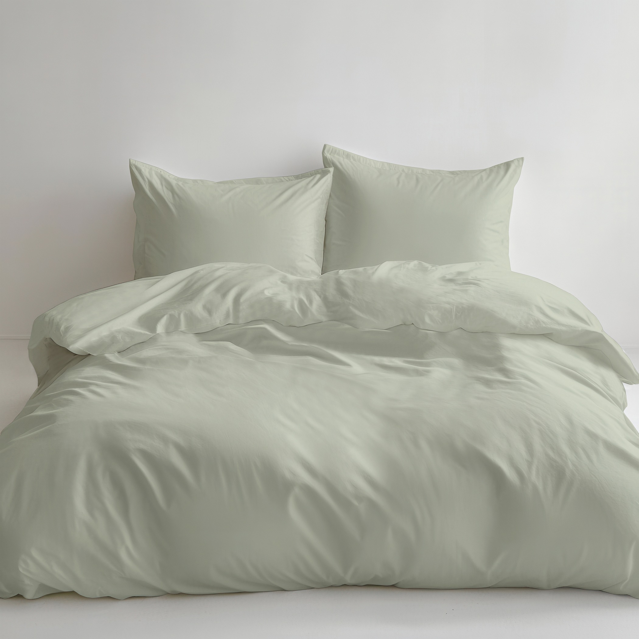 Florella Bettwäsche »Uni pastell gruen Edel-Satin,  100% Baumwolle«