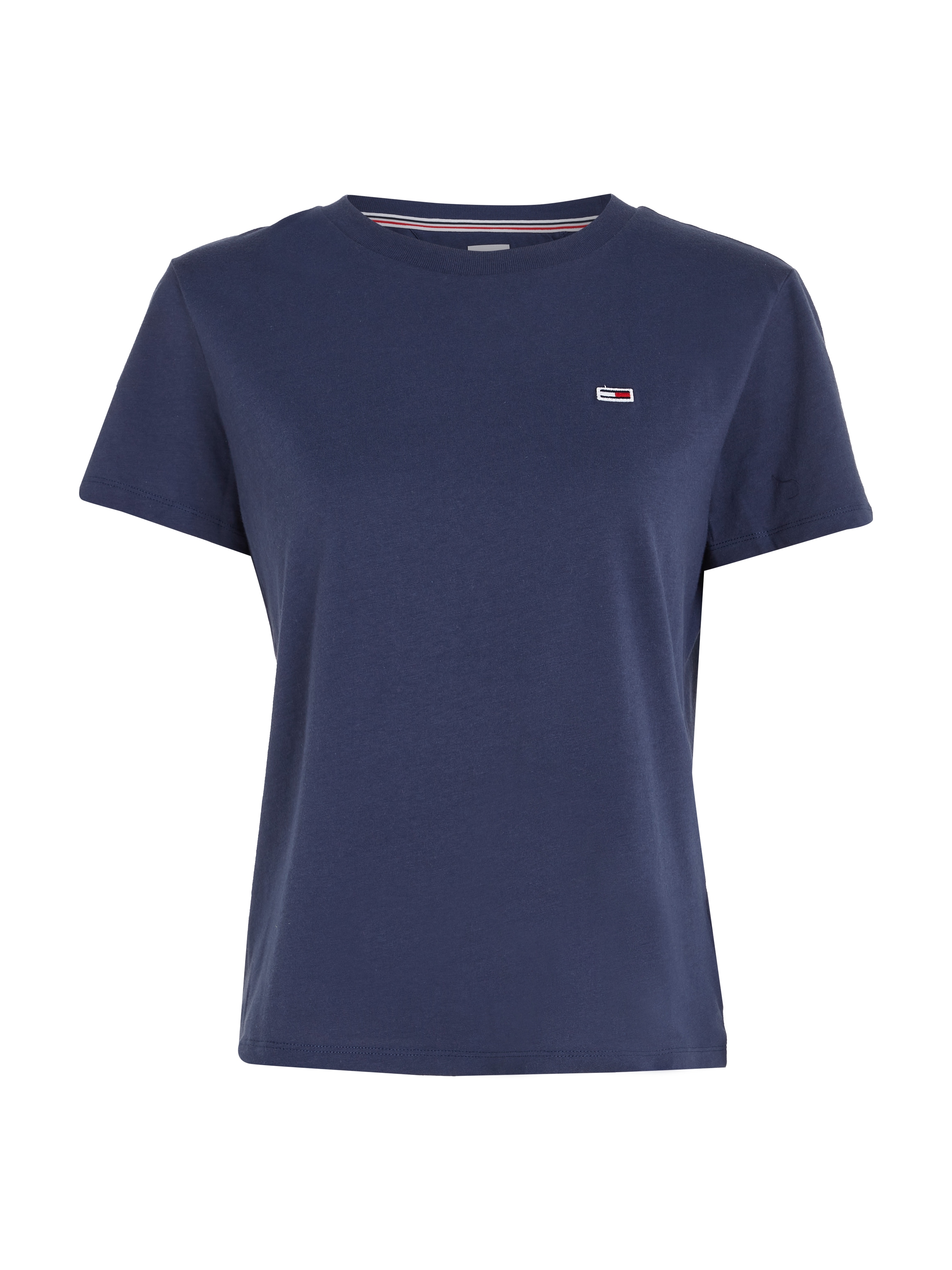Tommy Jeans Rundhalsshirt »TJW REGULAR JERSEY C NECK«, mitTommy Jeans Logo-Flag auf der Brust