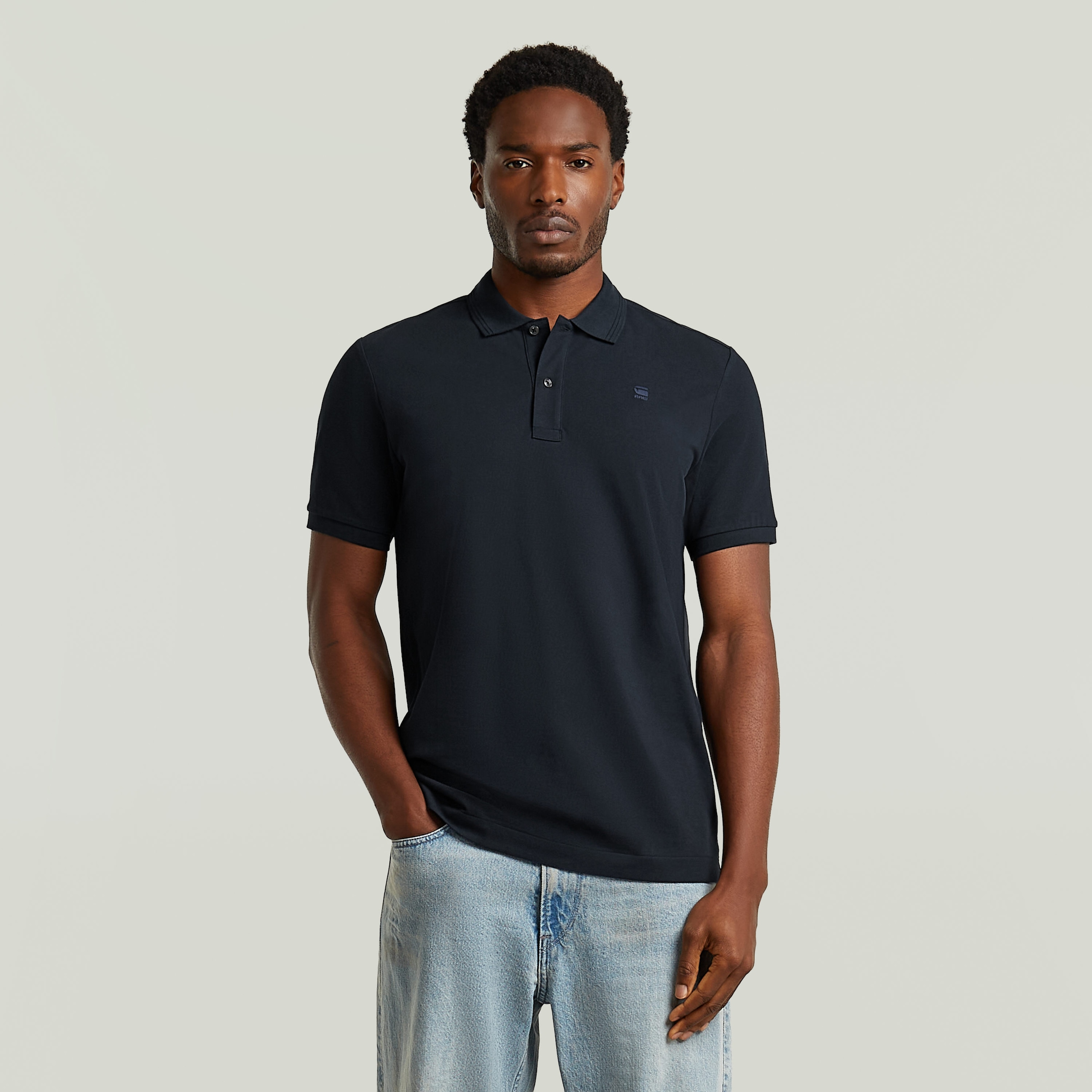 G-STAR Poloshirt »Dunda Slim Fit« Logostickerei auf der Brust