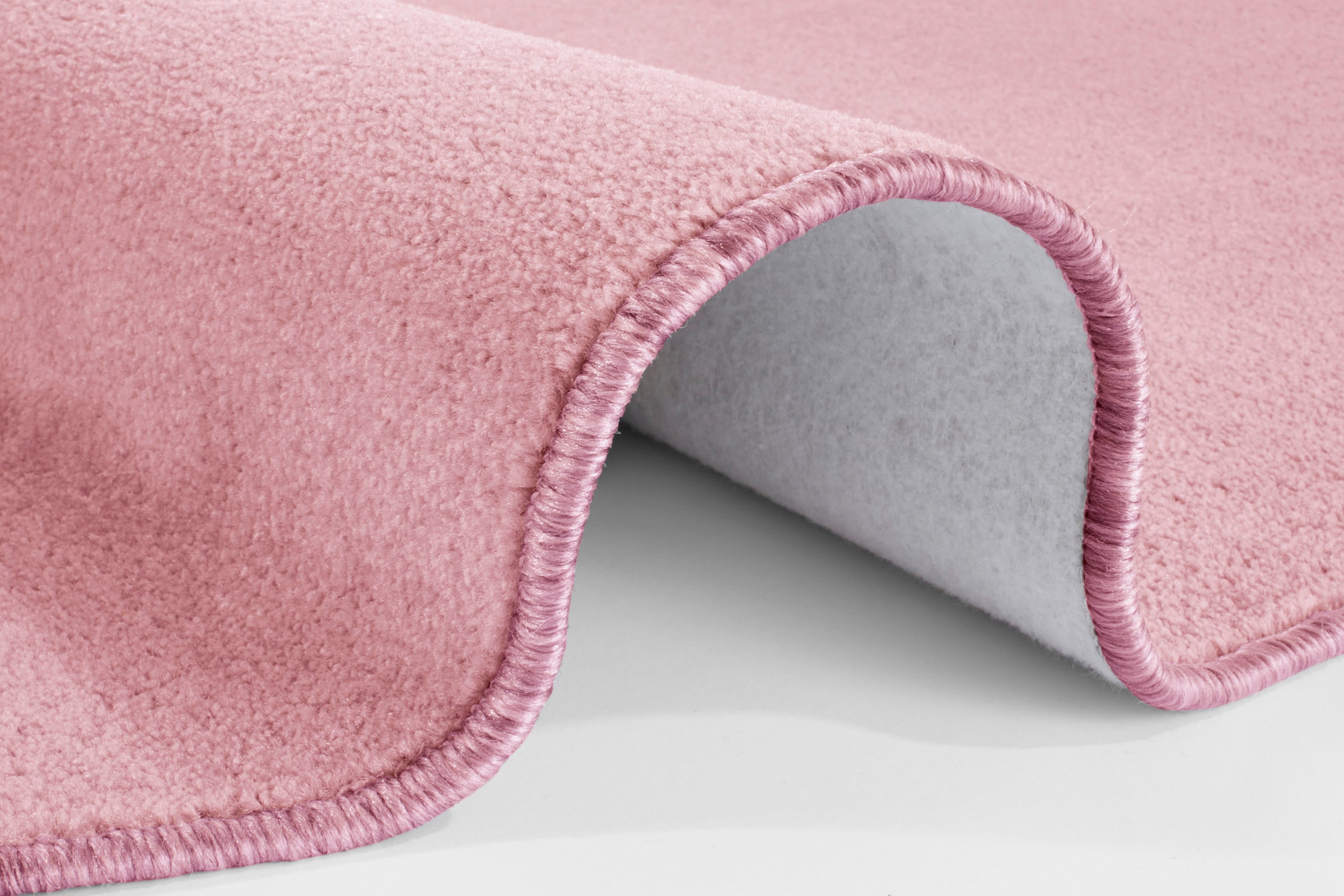 HANSE Home Teppich »Shashi«, rund, 8,5 mm Höhe, Kurzflor, Unifarben, Teppich, Weich, Esszimmer, Kinderzimmer, Flur