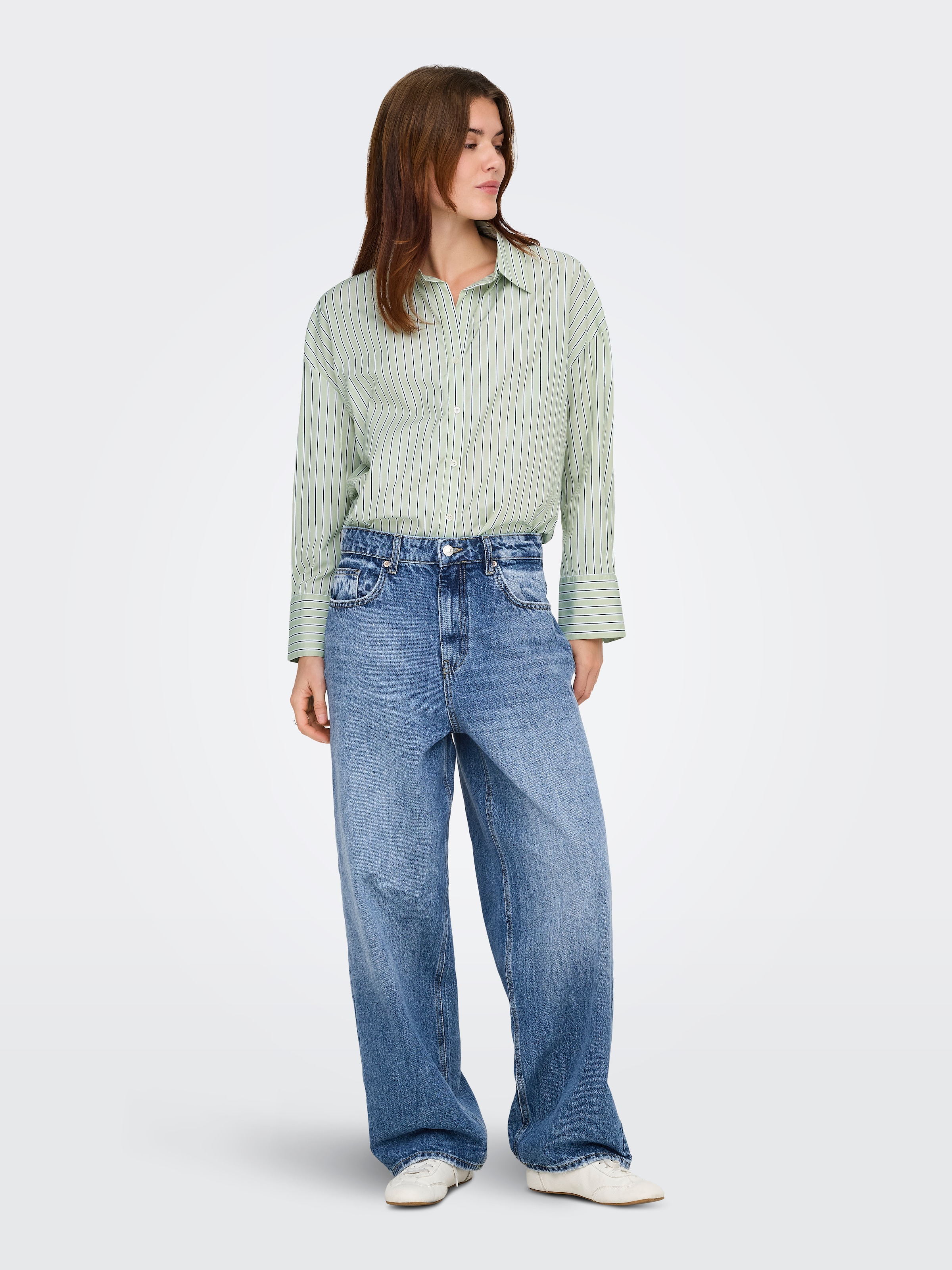 ONLY Hemdbluse »ONLOREGON ALVA LS REG SHIRT NOOS WVN«