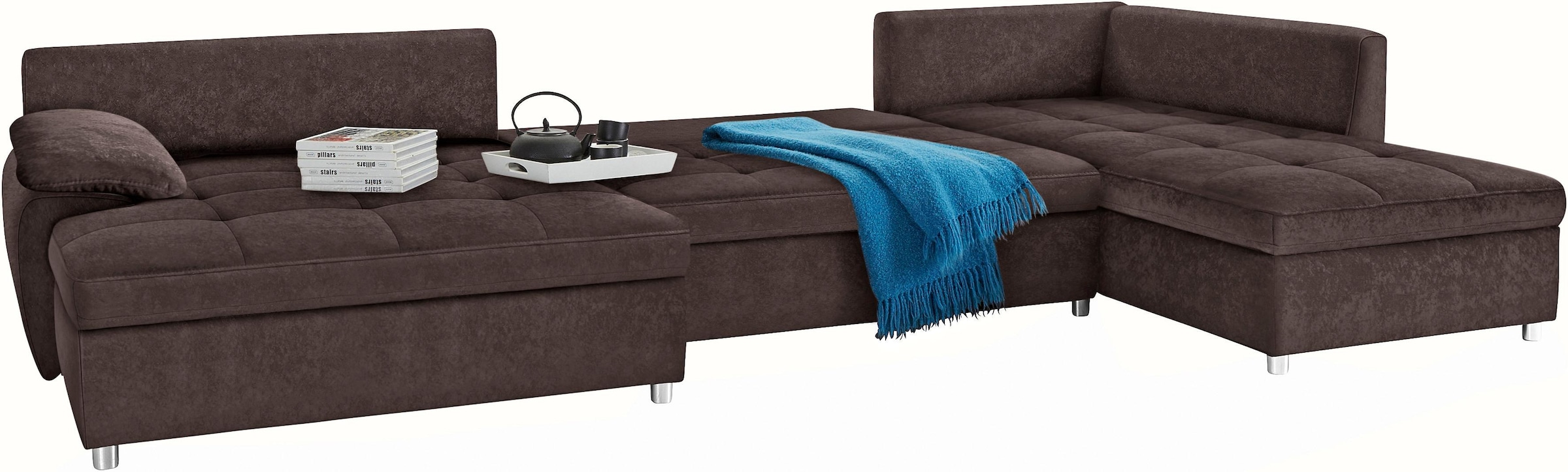sit&more Wohnlandschaft »Labene U-Form« wahlweise mit Bettfunktion und Bettkasten
