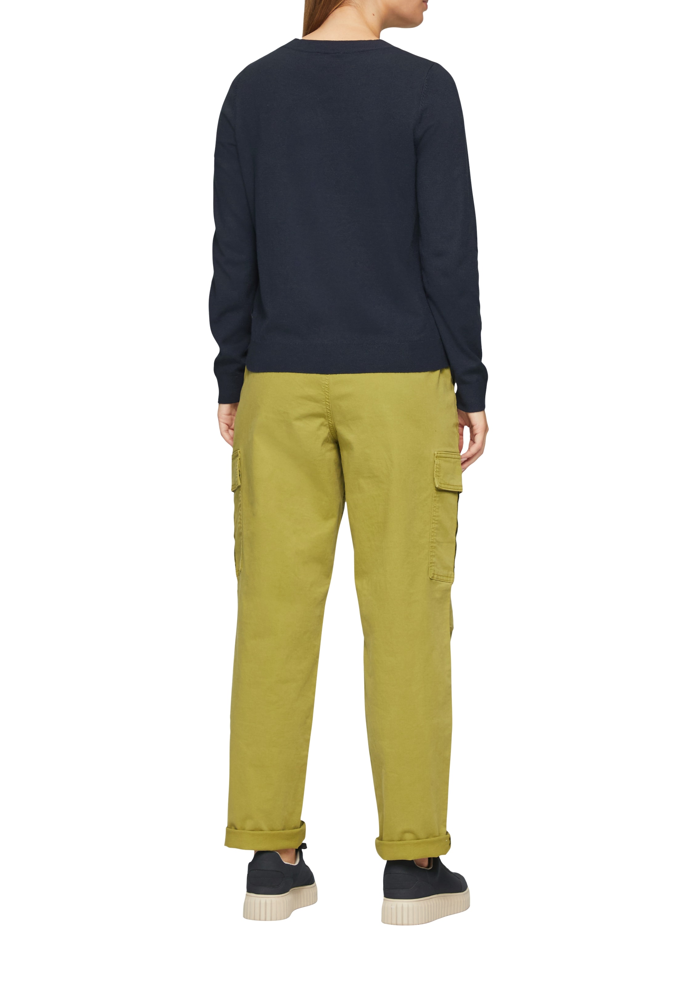 s.Oliver Strickpullover mit Stehkragen