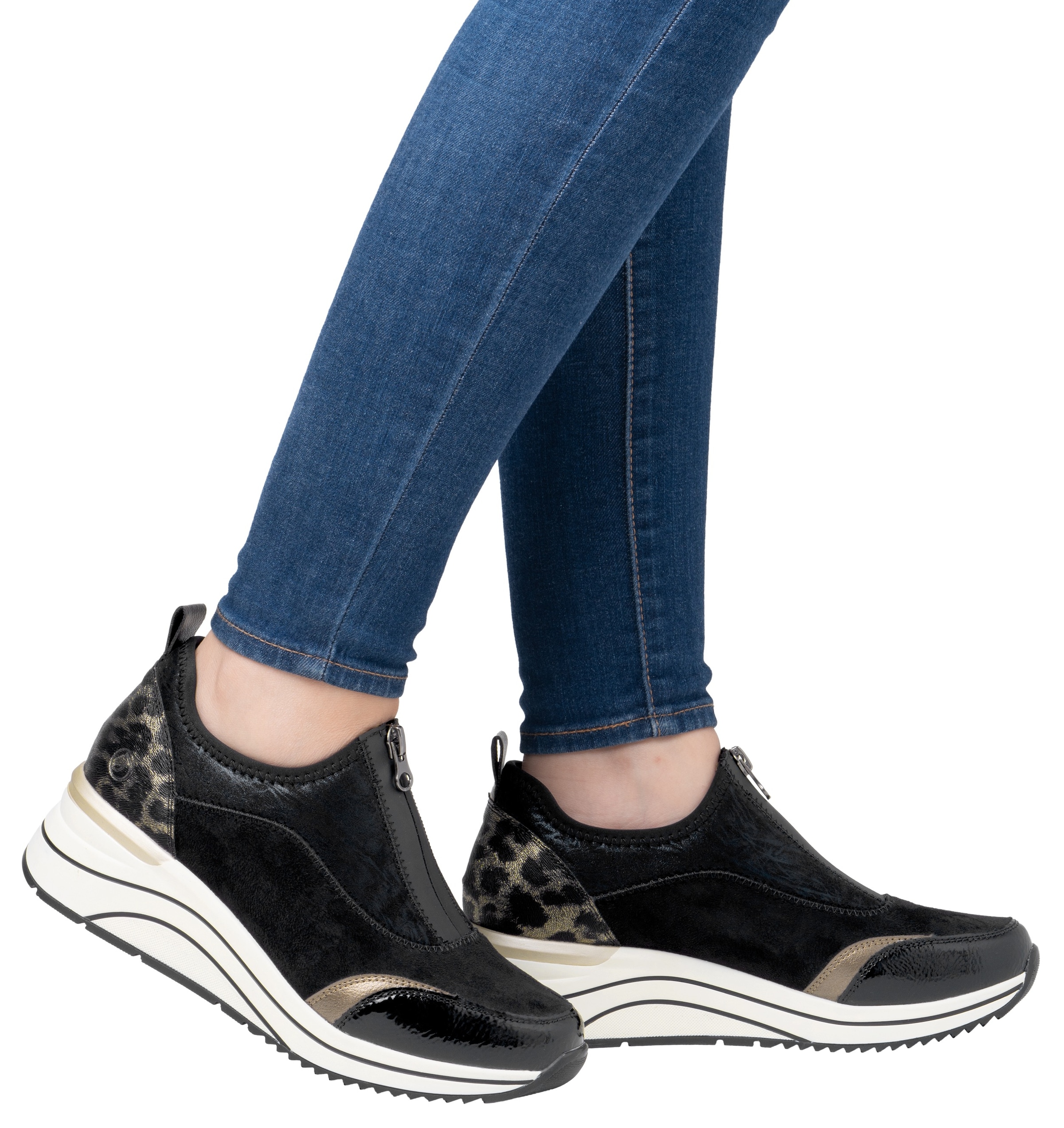 Remonte Slip-On Sneaker »Elisabeth Hurley-Collection«  , Keilsneaker, Slipper, Schlupfschuh, Freizeitschuh, vegan