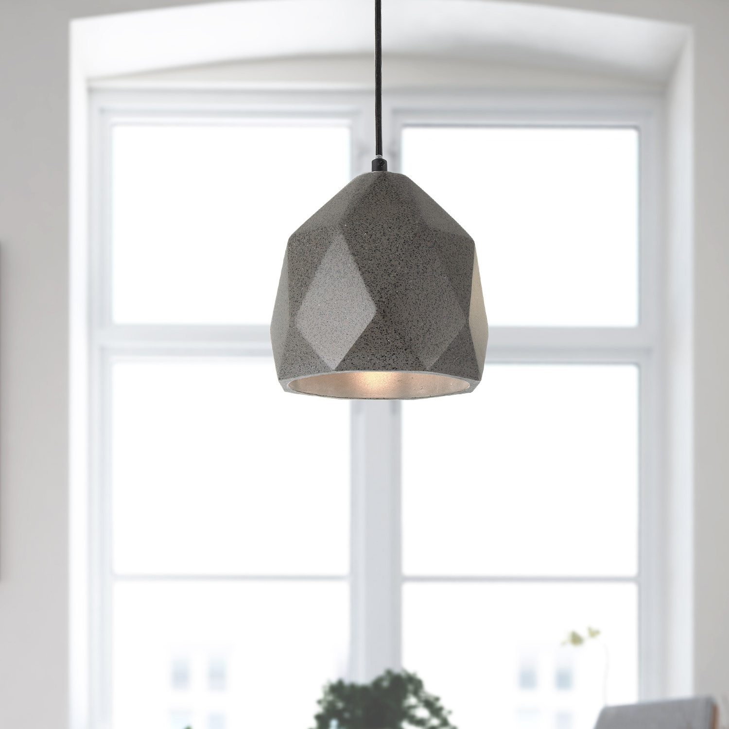 Paco Home Pendelleuchte »FREE-TOWN«, 1 flammig, Leuchtmittel E27 | ohne Leuchtmittel, LED, E27, Lampe Für Wohnzimmer Esszimmer Küche, Höhenverstellbar