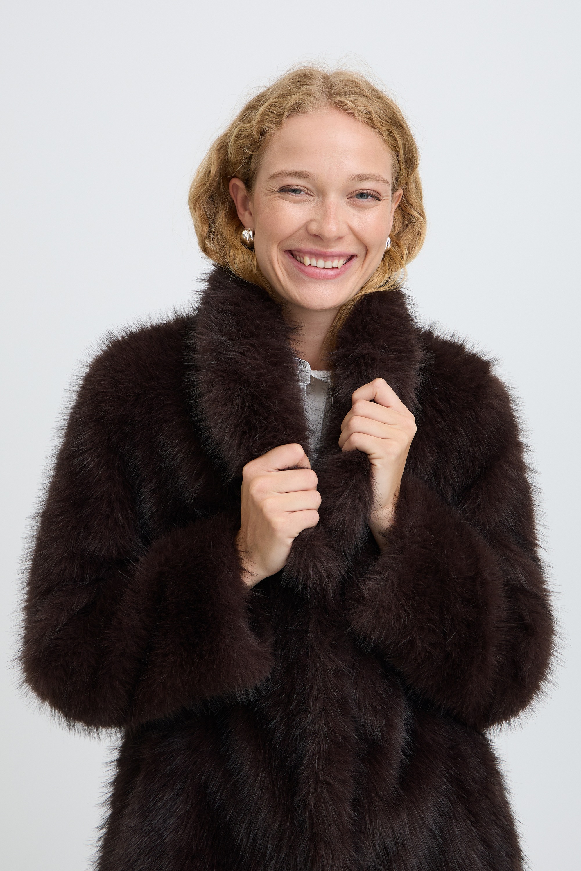 b.young Langjacke »Damen Mantel BYAKAJA«