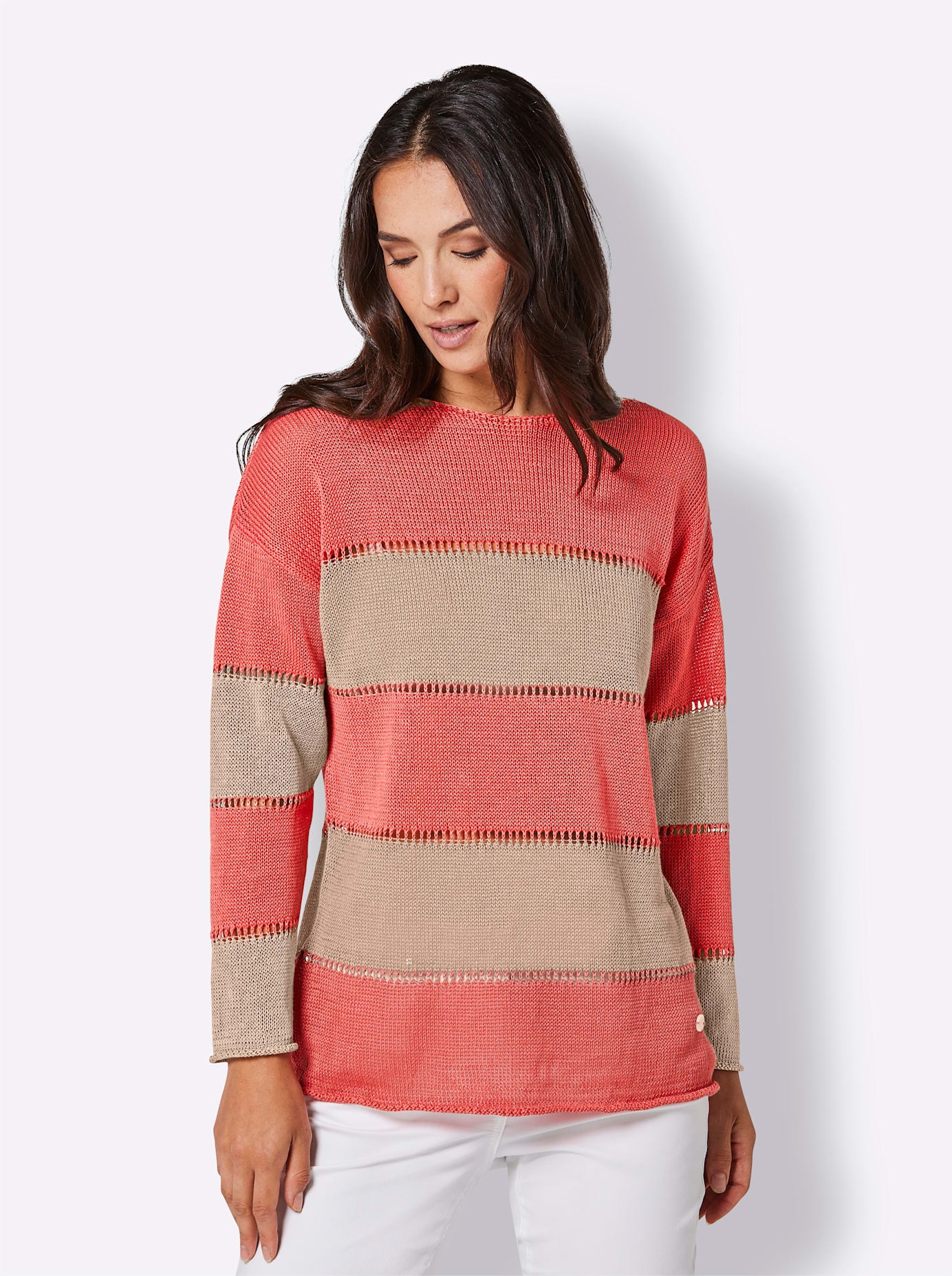 CREATION L PREMIUM Strickpullover »Leinen-Pullover«