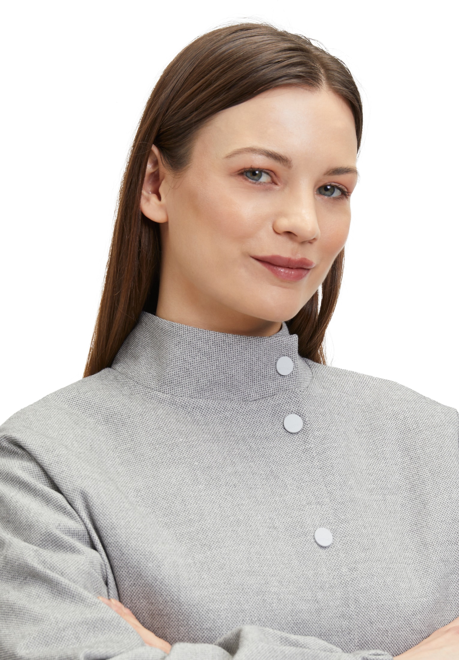 Betty&Co Jackenblazer »Casual-Jacke mit überschnittenen Ärmeln«
