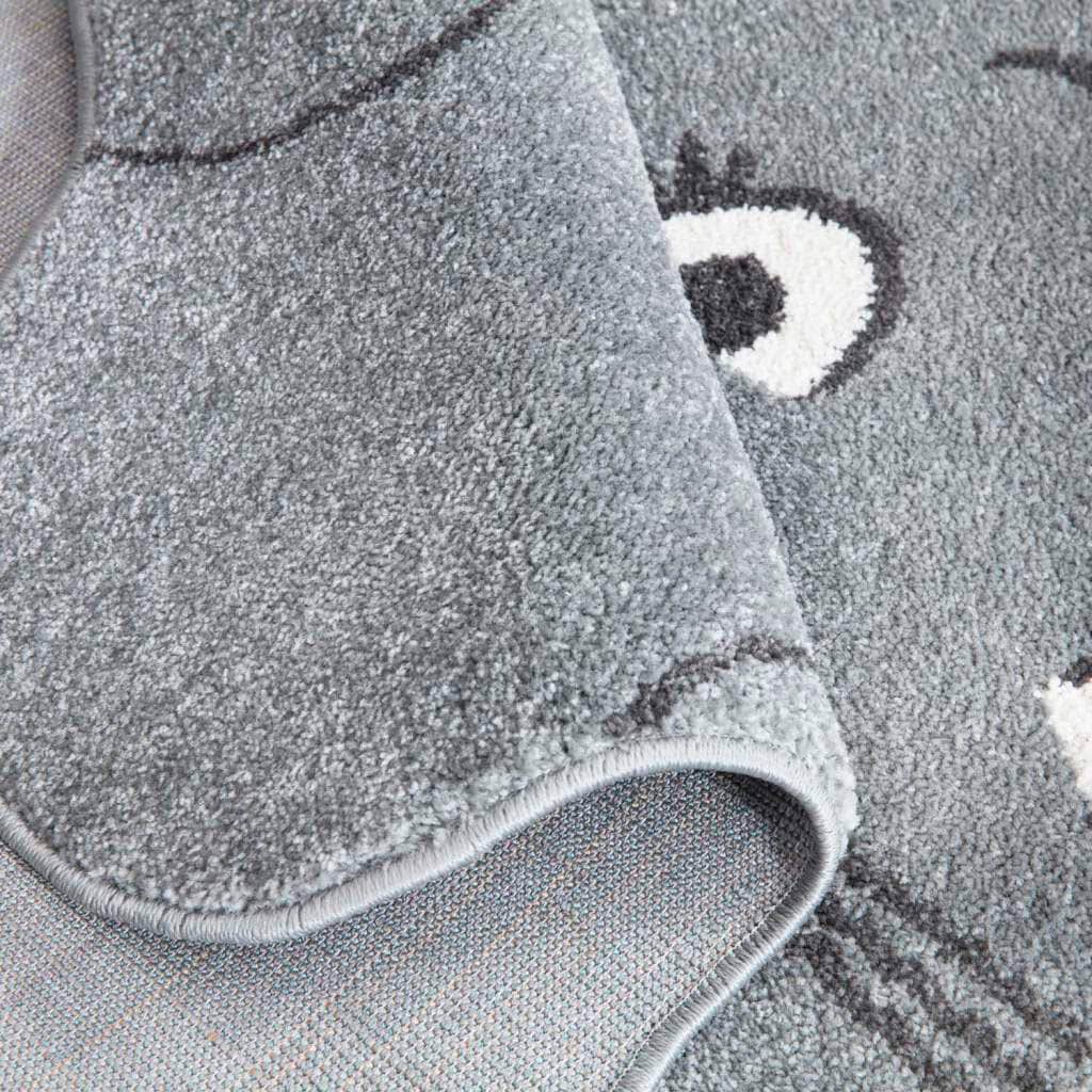 Carpet City Kinderteppich »ANIME894«, Motivform, 11 mm Höhe, Kinderzimmer Teppich Modern mit Mond, Blumen, Wolken, Creme, Multi