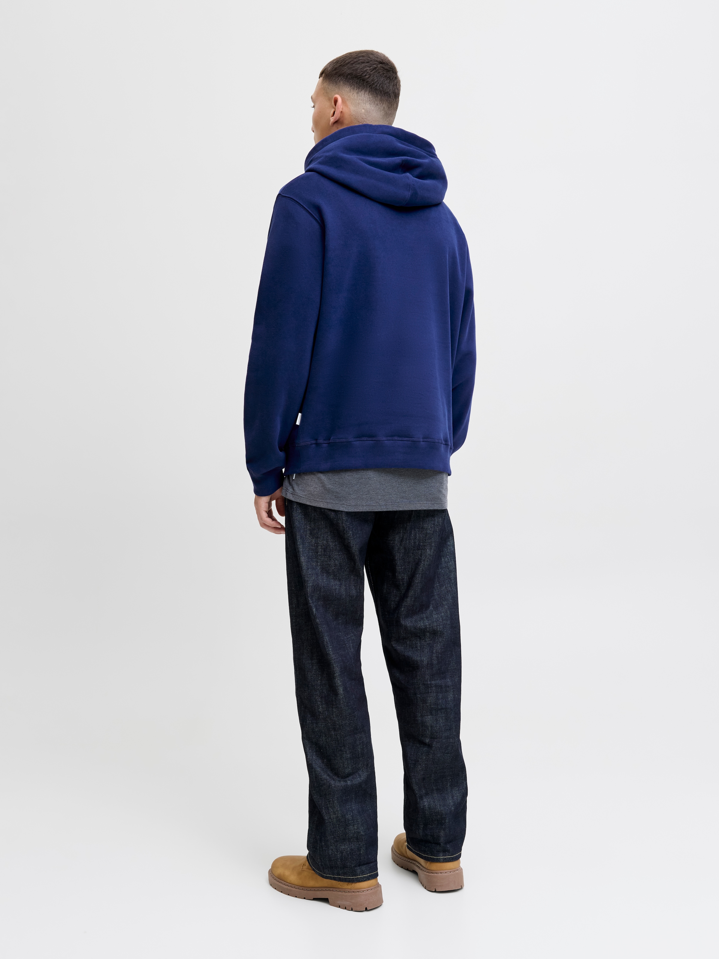 Jack & Jones Kapuzensweatshirt »JORBLEECKER BRANDING SWEAT HOOD BF«
