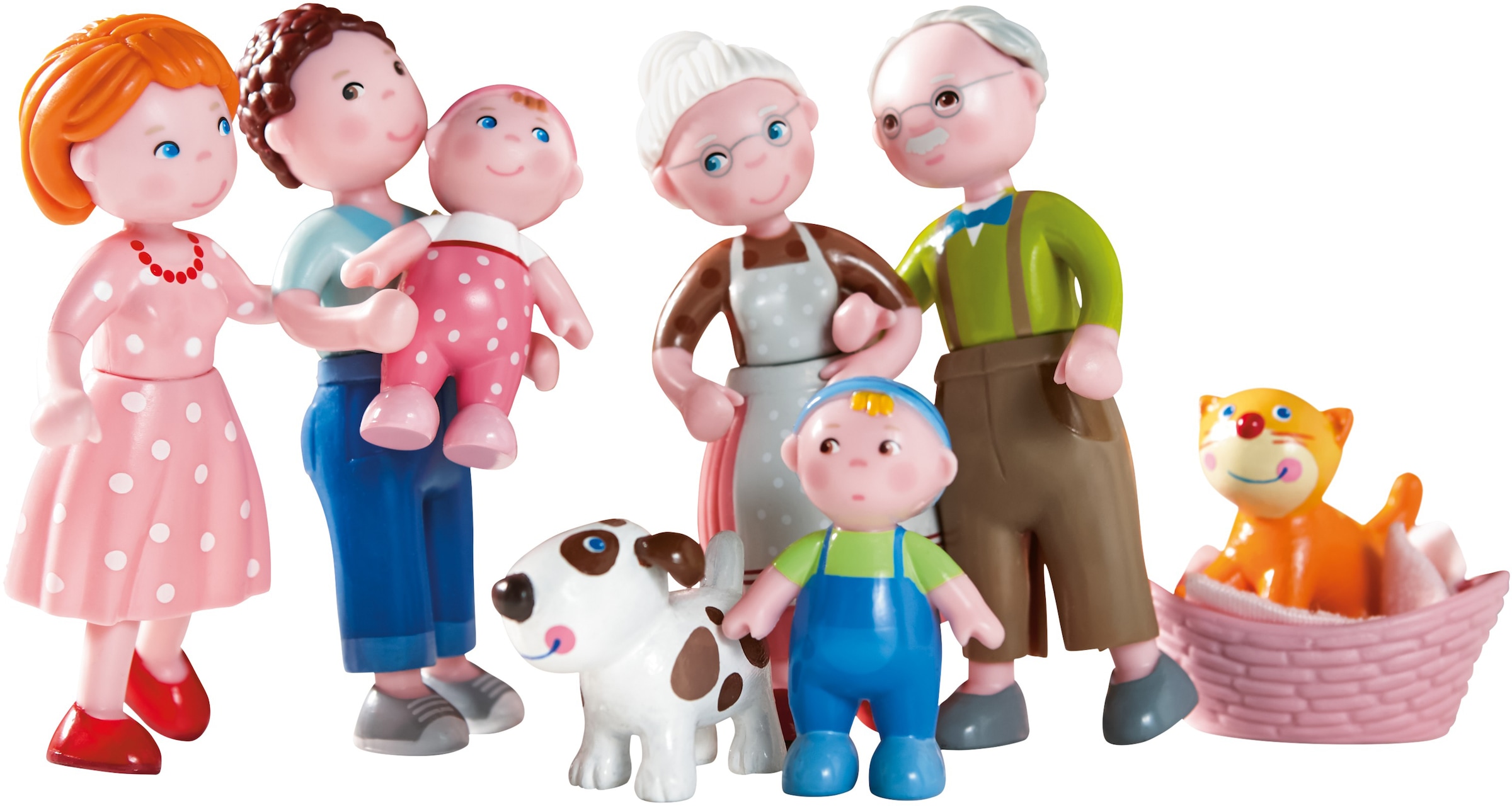 Haba Biegepuppe »Little Friends - Papa Michael«, (Set, 1 tlg.)