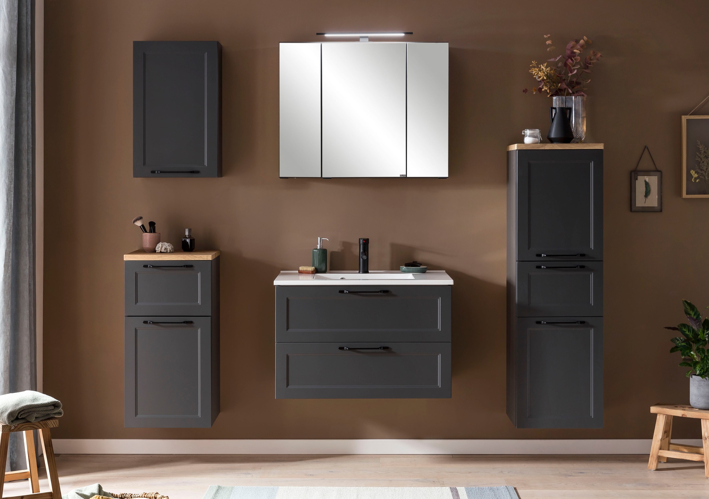 welltime Midischrank »Lana«, Badmöbel, 40 cm breit