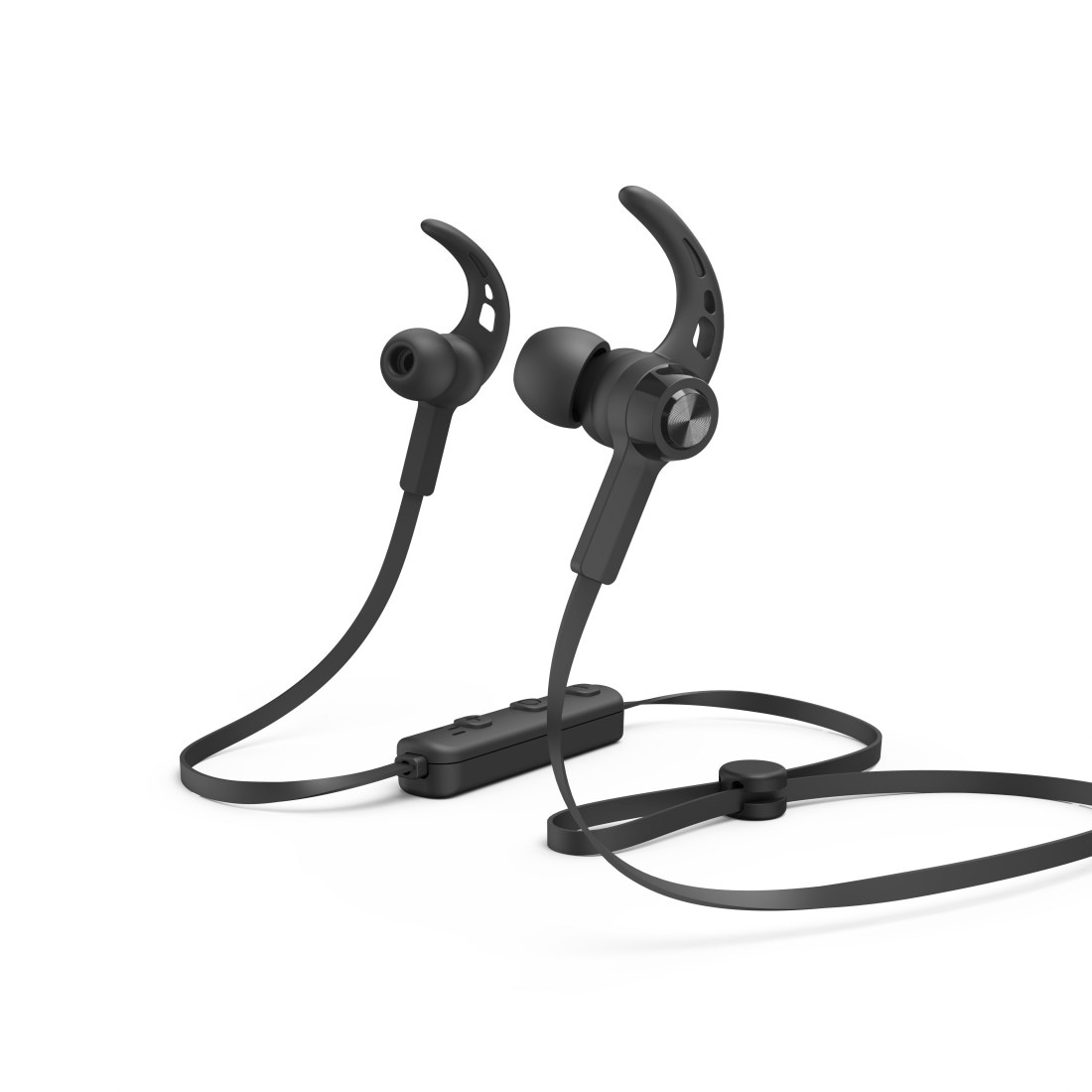 Hama Bluetooth-Kopfhörer »Sport Bluetooth®-Kopfhörer 5.0 10m«, Reichweite Bluetooth-HFP, OTTO Mikrofon, und Ear, Lautstärkeregler Bluetooth-AVRCP A2DP bei Schwarz, Sprachassistenten, jetzt Rufannahmetaste In Freisprechfunktion-Sprachsteuerung
