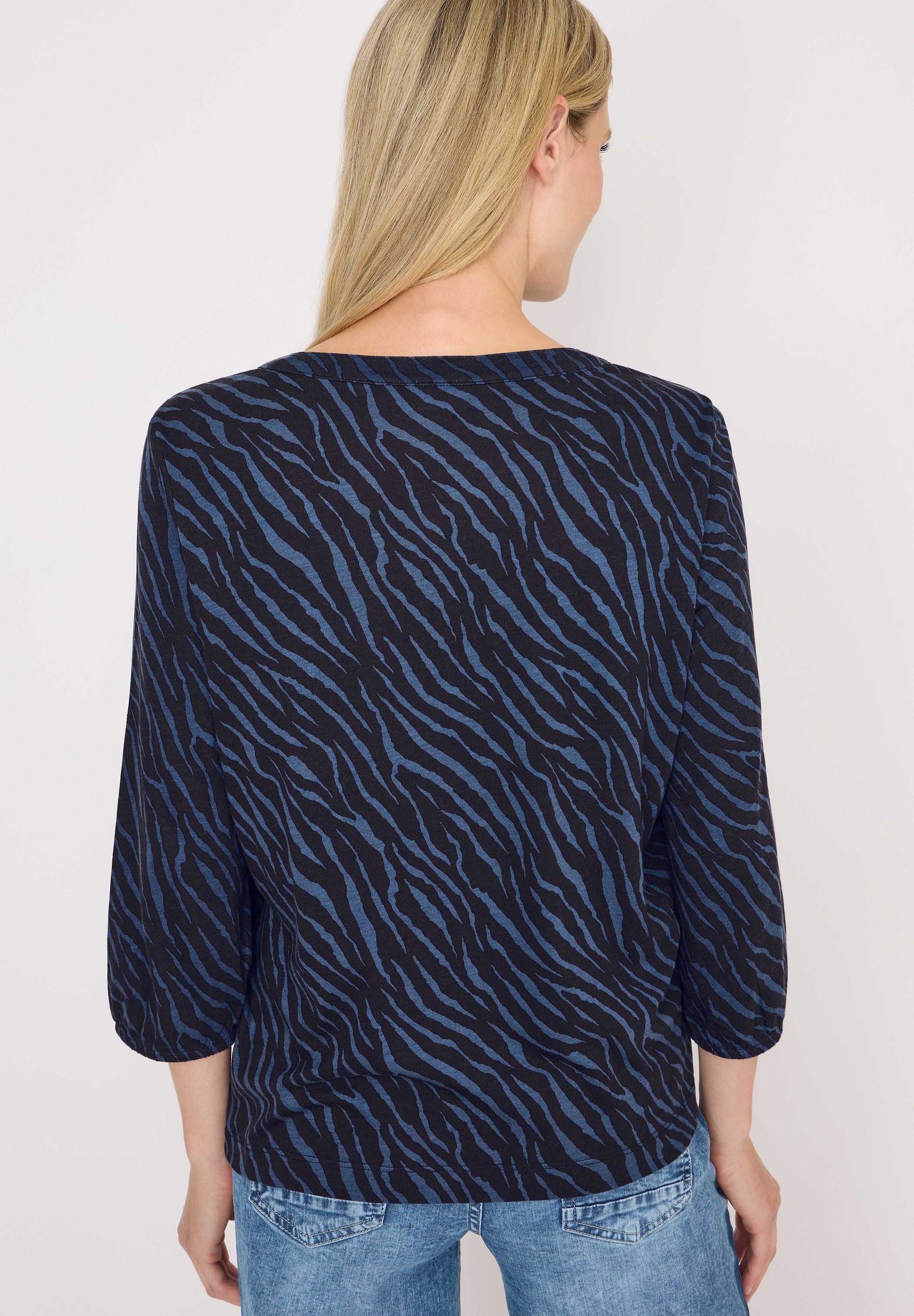 Cecil 3/4-Arm-Shirt, mit All-Over Print