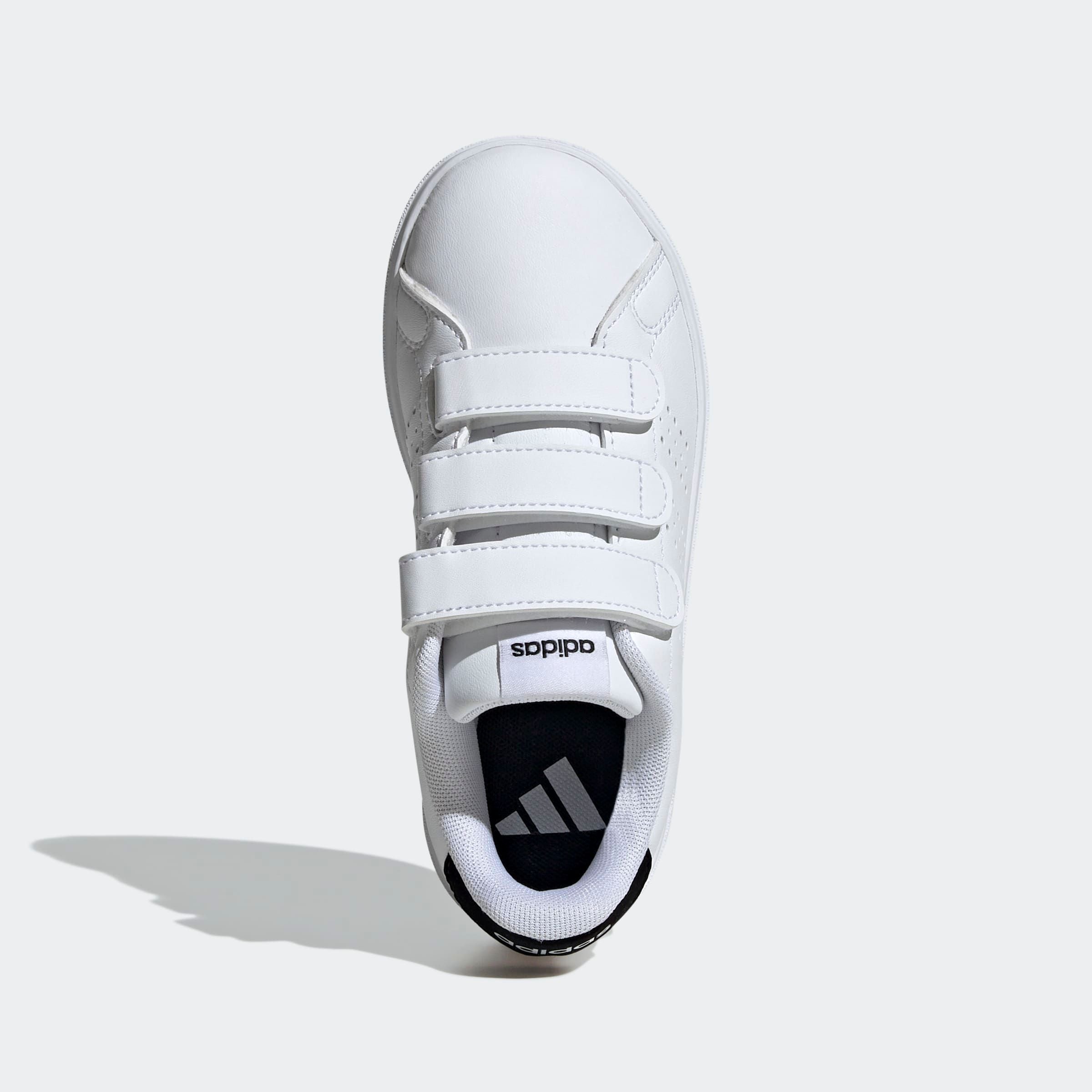 adidas Sportswear Klettschuh »ADVANTAGE BASE 2.0 KIDS«, Design auf den Spuren des adidas Stan Smith