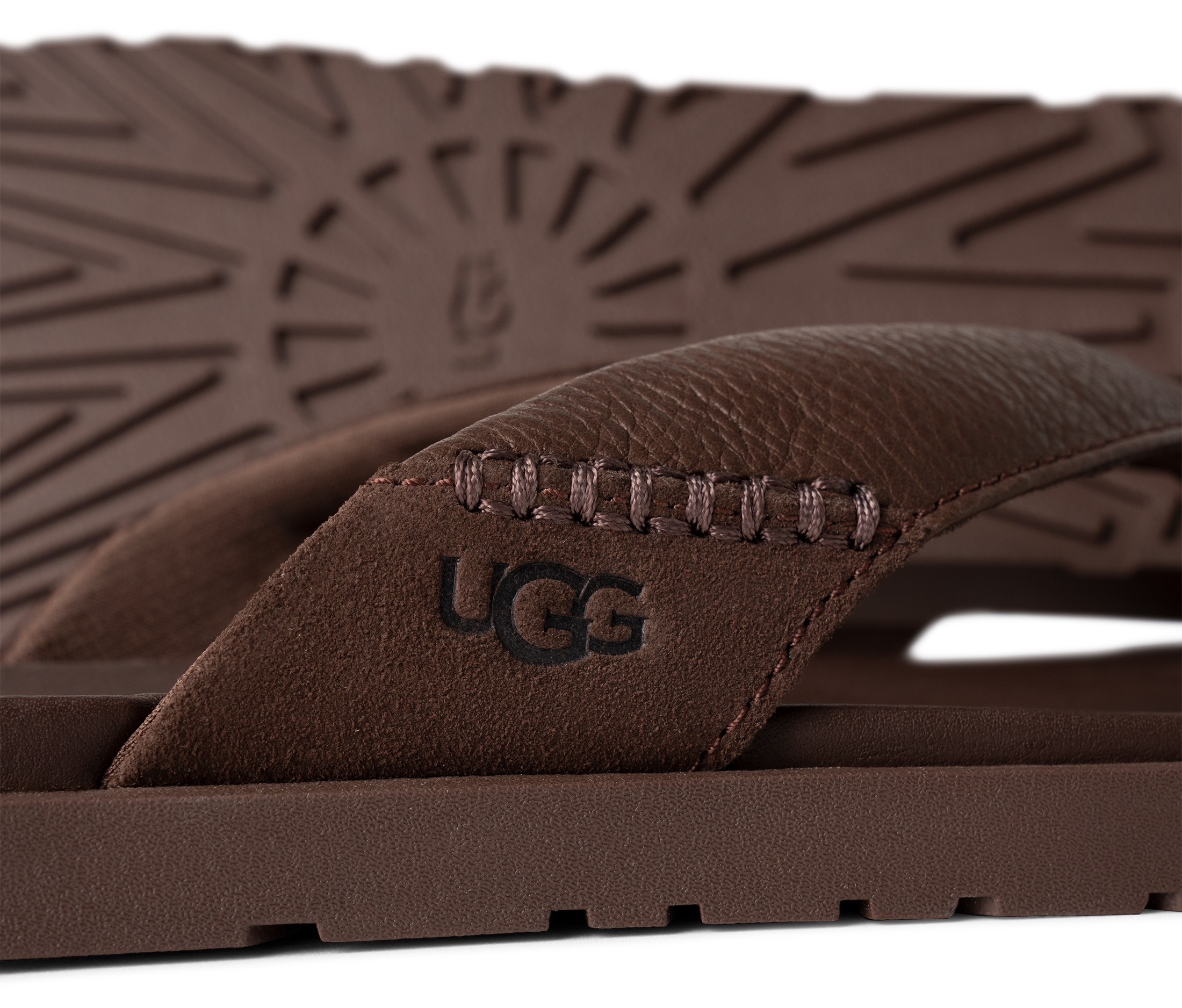 UGG Zehentrenner »Seaside II Flip«, Pool Slides, Sandale, Flats mit weichem Fußbett