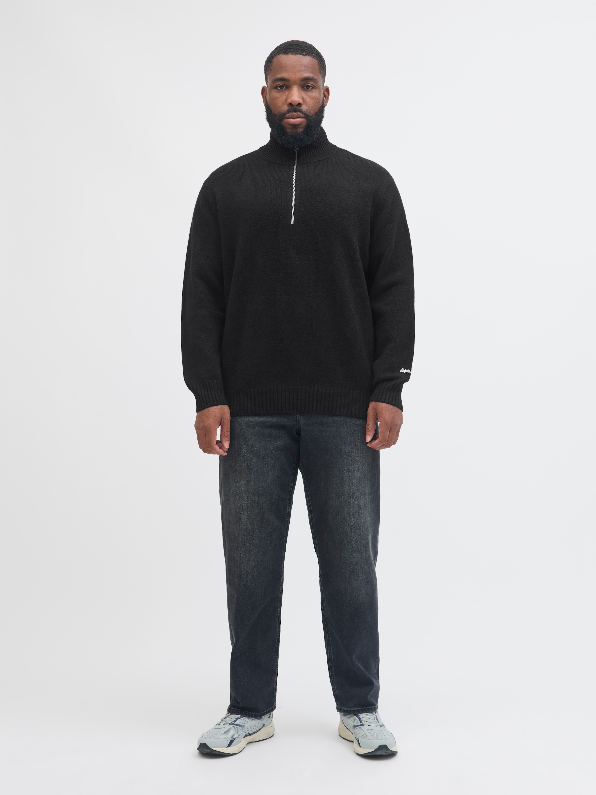 Jack & Jones PlusSize Troyer »JORNORREBRO KNIT HALF ZIP PLS«